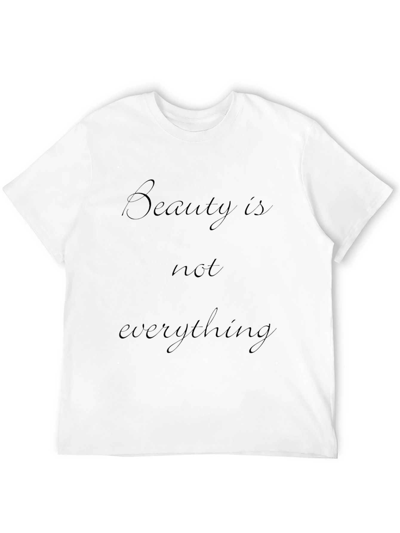 Beauty Isnt Everything Graphic Tee - Black