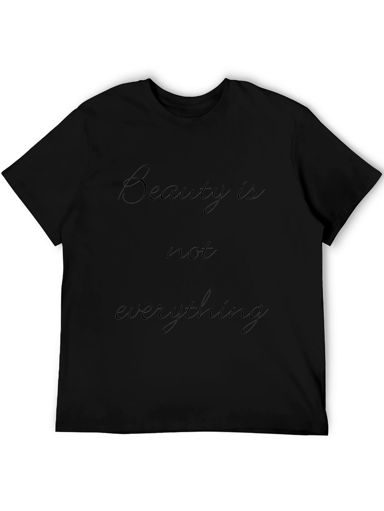 Beauty Isnt Everything Graphic Tee - Black