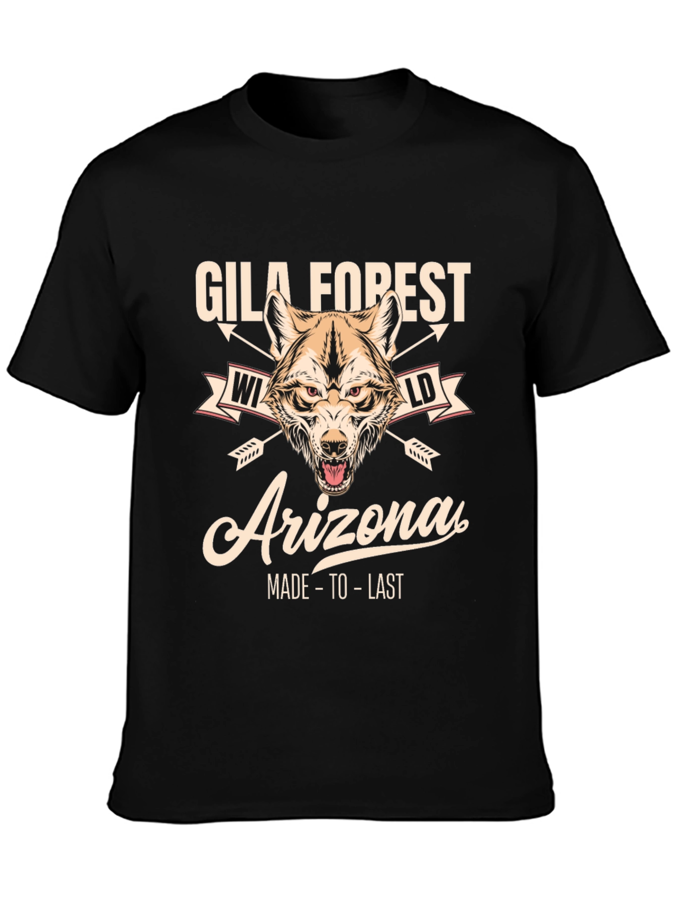 Gila Forest Arizona Wolf Graphic Tee