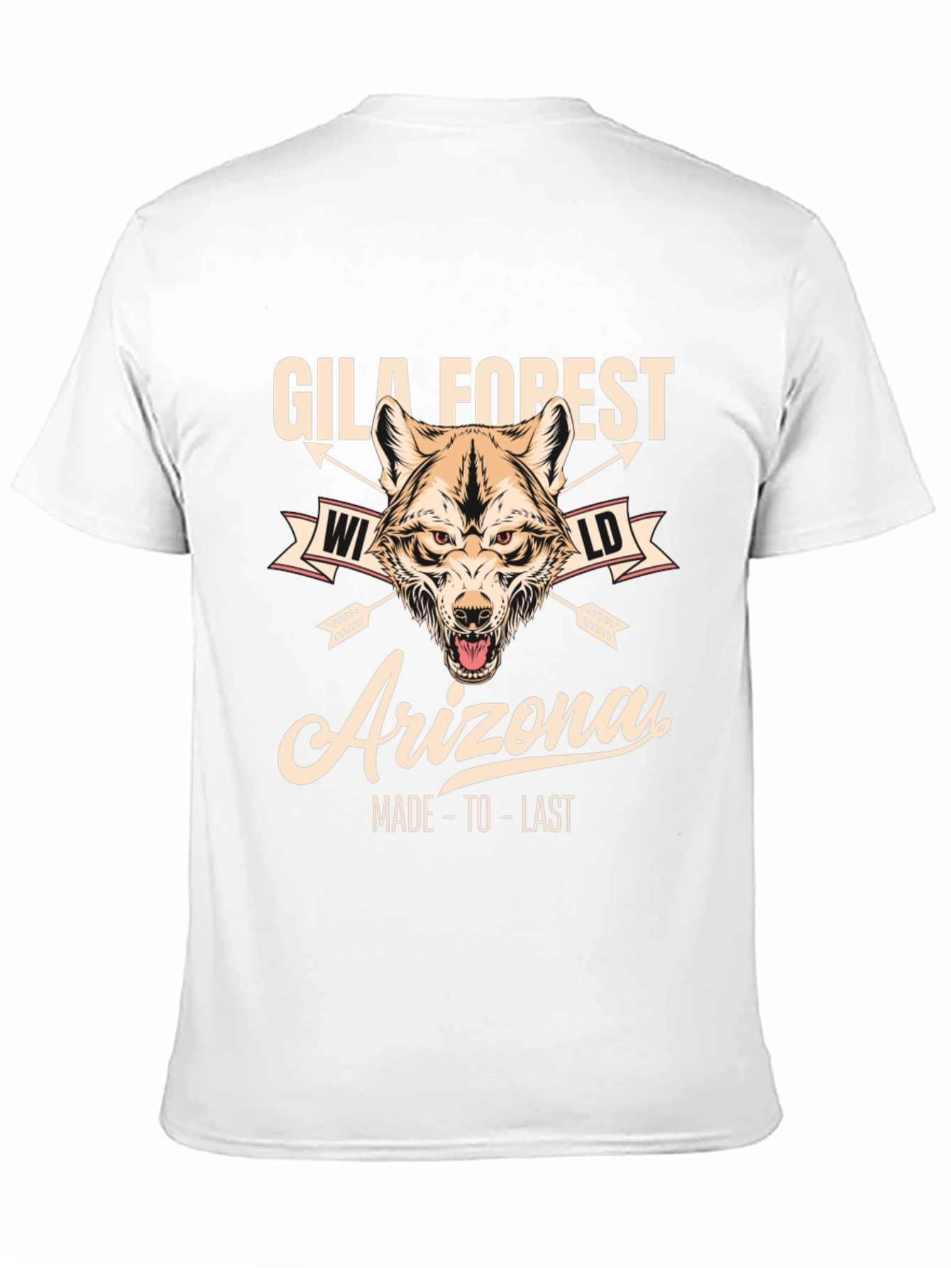 Gila Forest Arizona Wolf Graphic Tee
