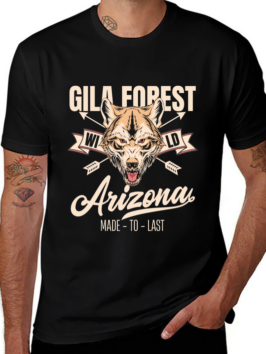 Gila Forest Arizona Wolf Graphic Tee