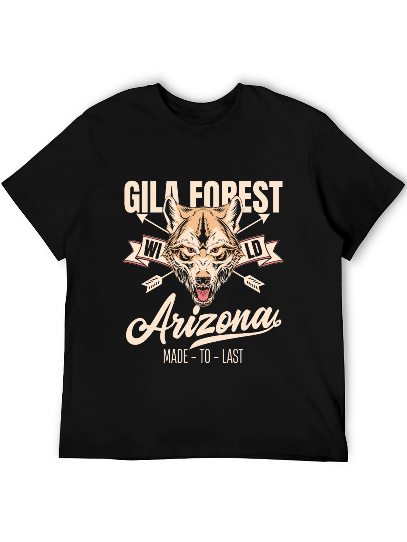 Gila Forest Arizona Wolf Graphic Tee