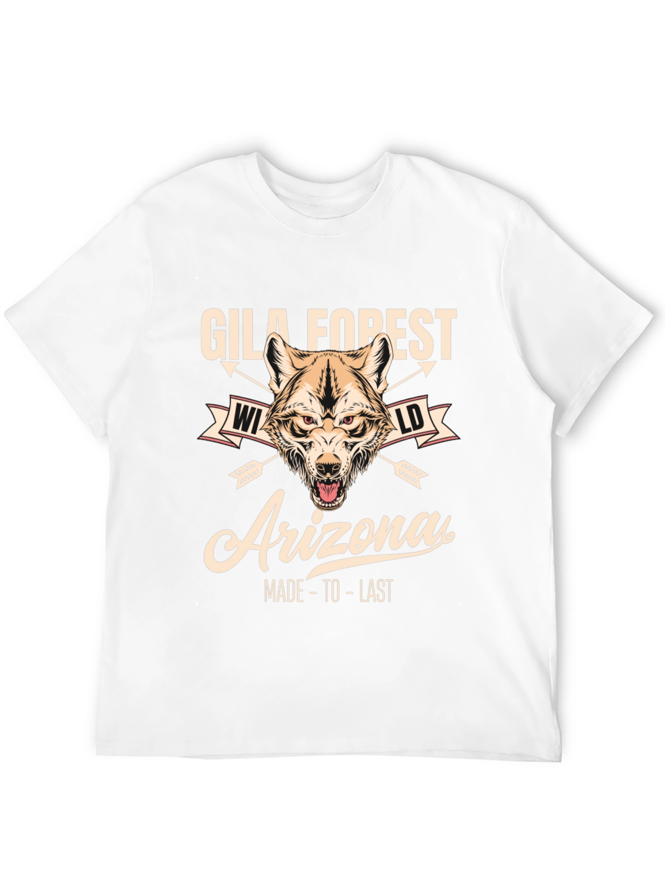 Gila Forest Arizona Wolf Graphic Tee