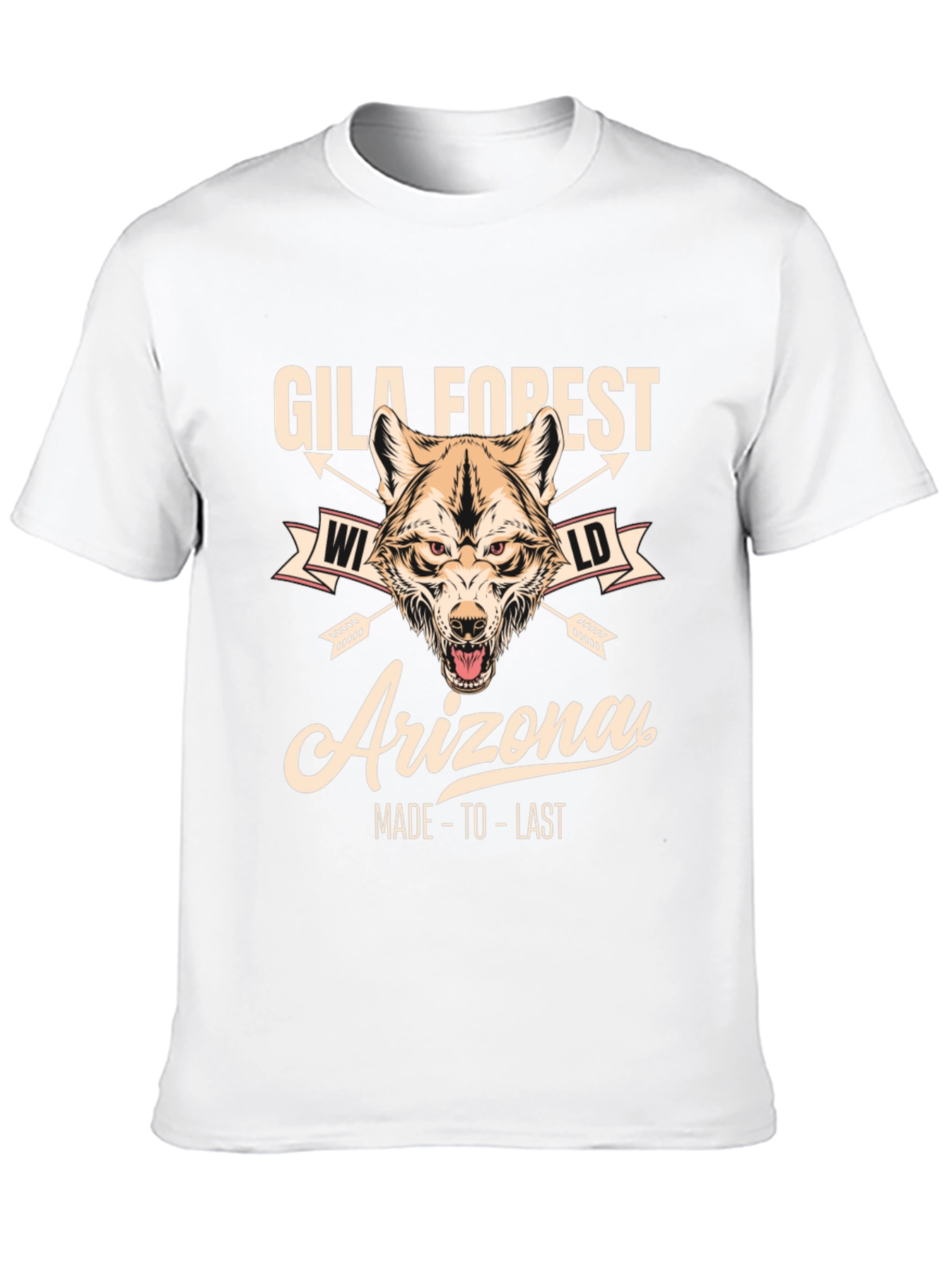 Gila Forest Arizona Wolf Graphic Tee