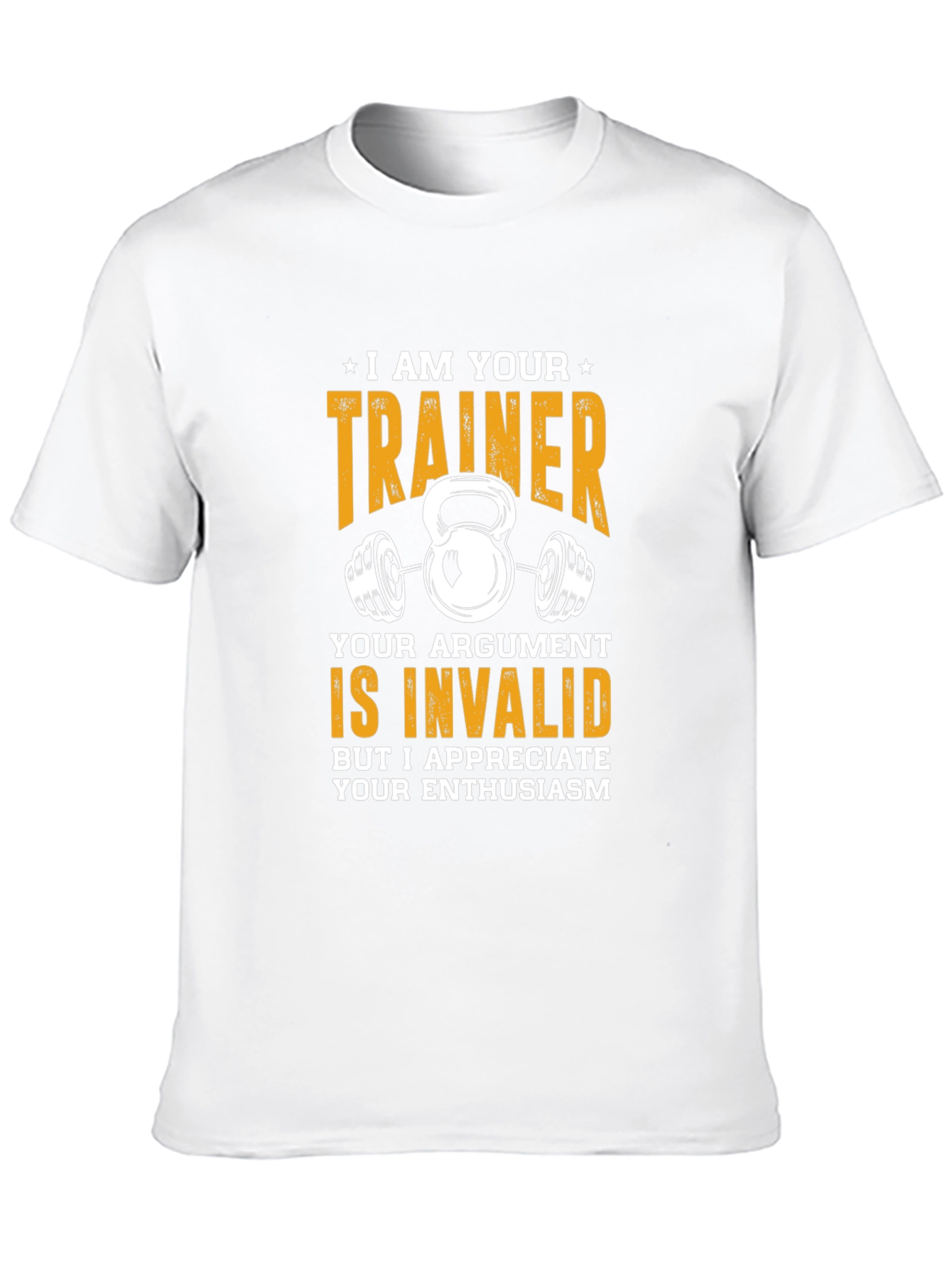 I Am Your Trainer Gym Black T-Shirt