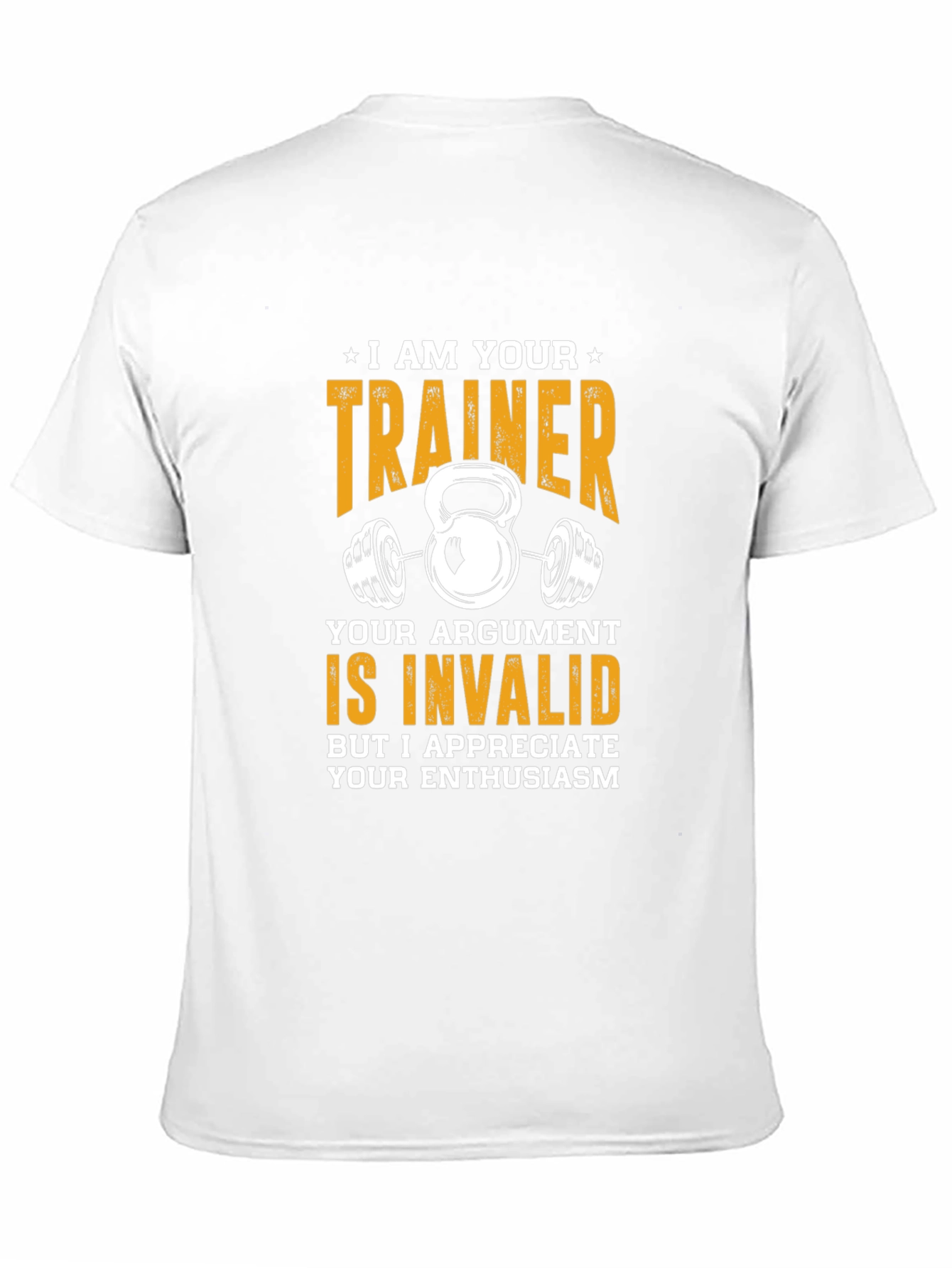 I Am Your Trainer Gym Black T-Shirt