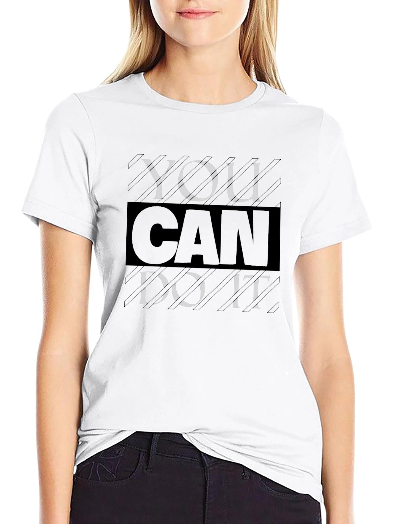 Motivational Graphic Tee - You Can Do It