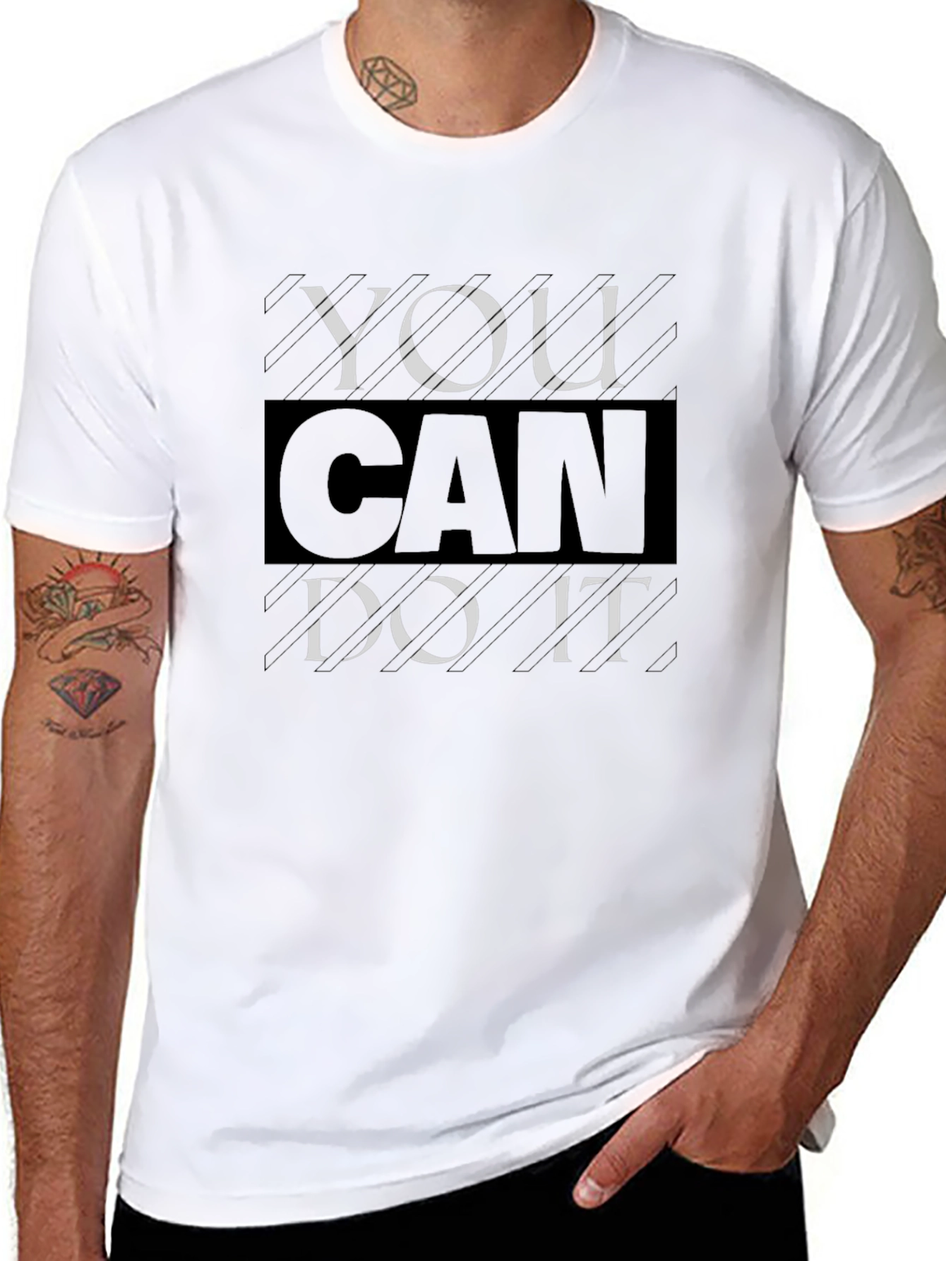 Motivational Graphic Tee - You Can Do It