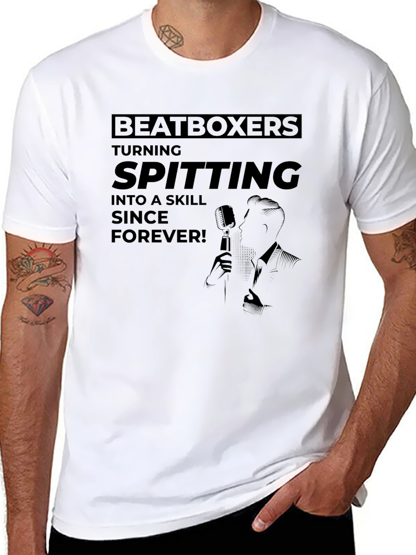 Beatboxers Spitting Since Forever Graphic T-Shirt