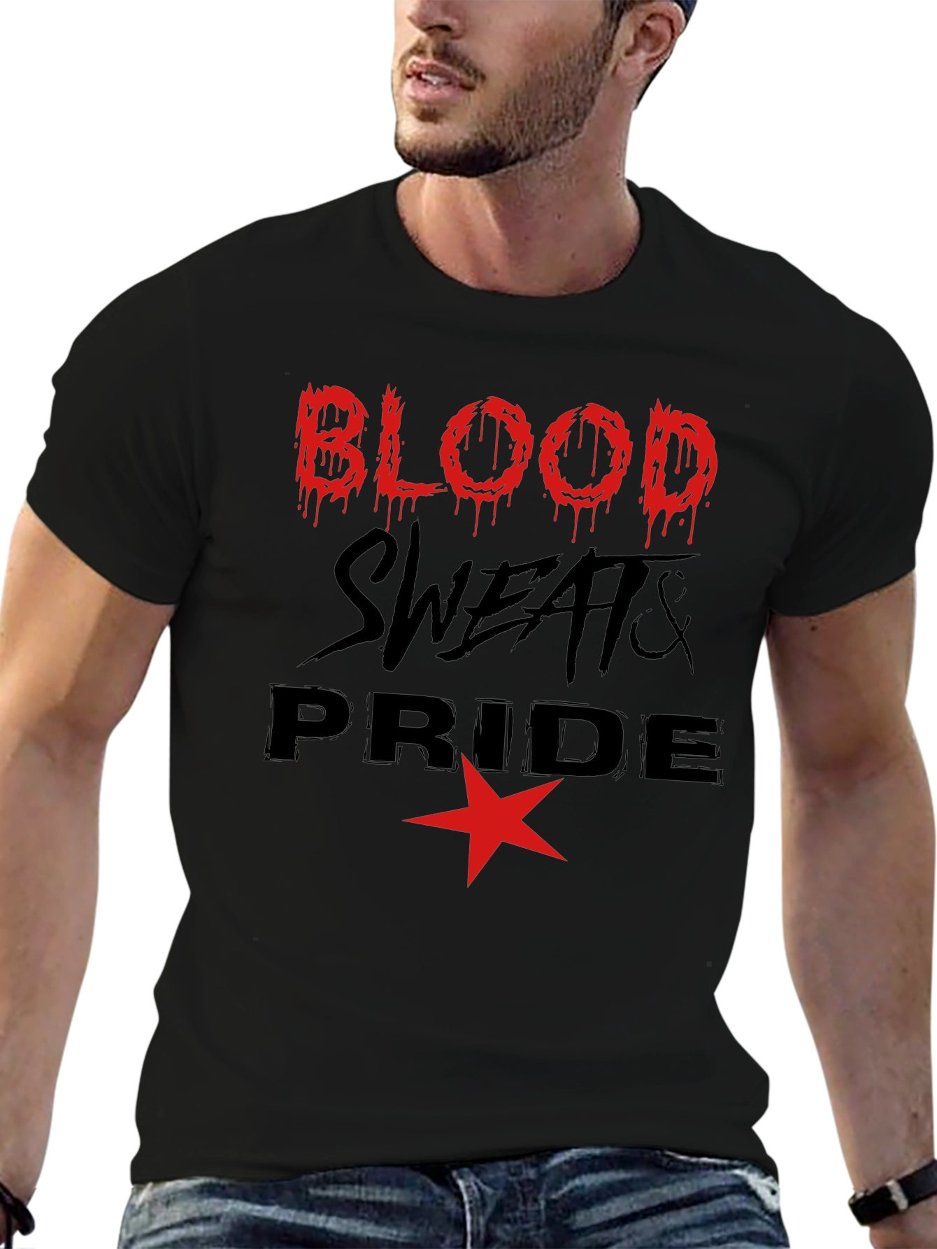 Blood Sweats & Pride Graphic Tee
