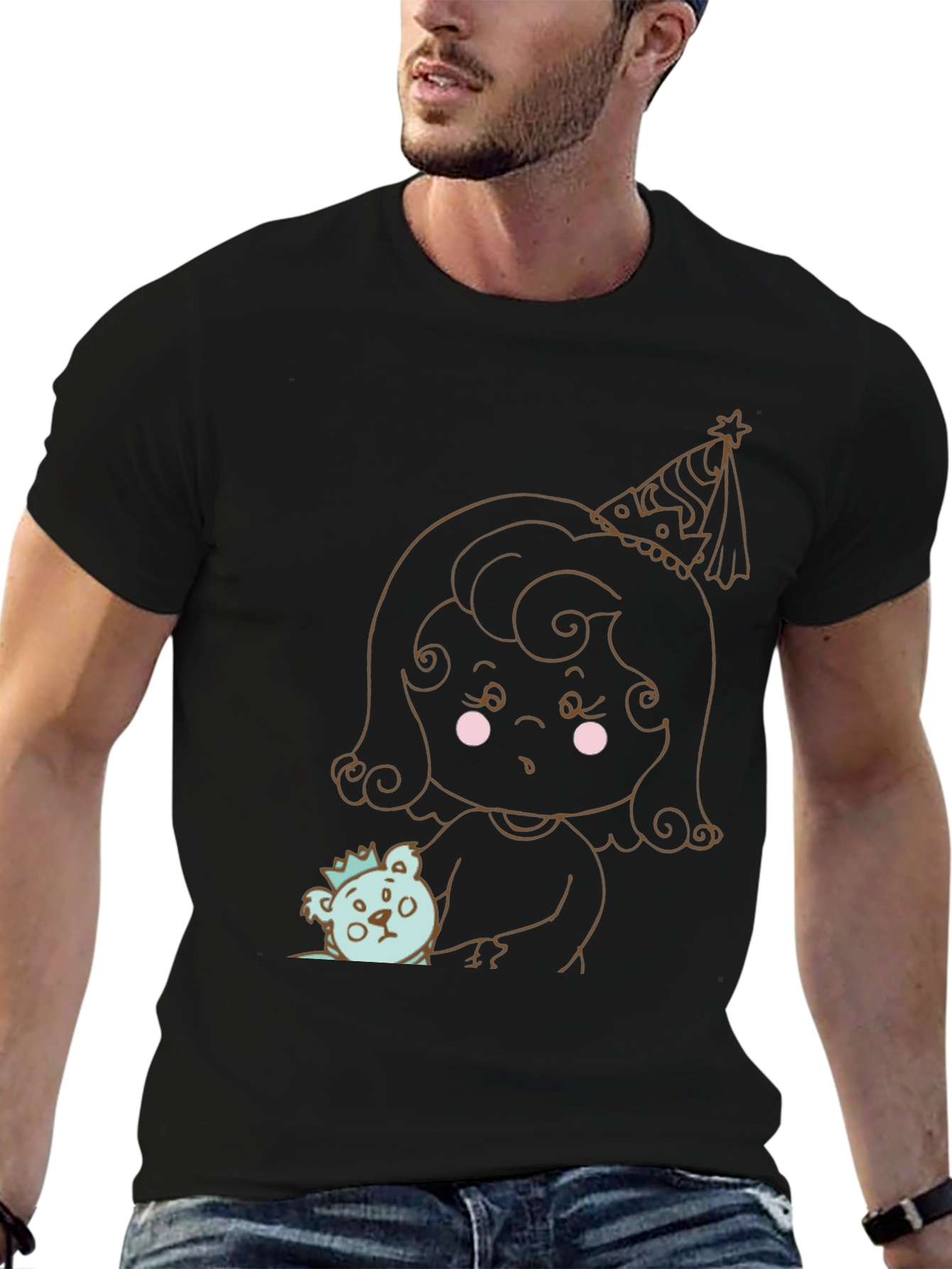 Fun Cartoon Graphic T-Shirt