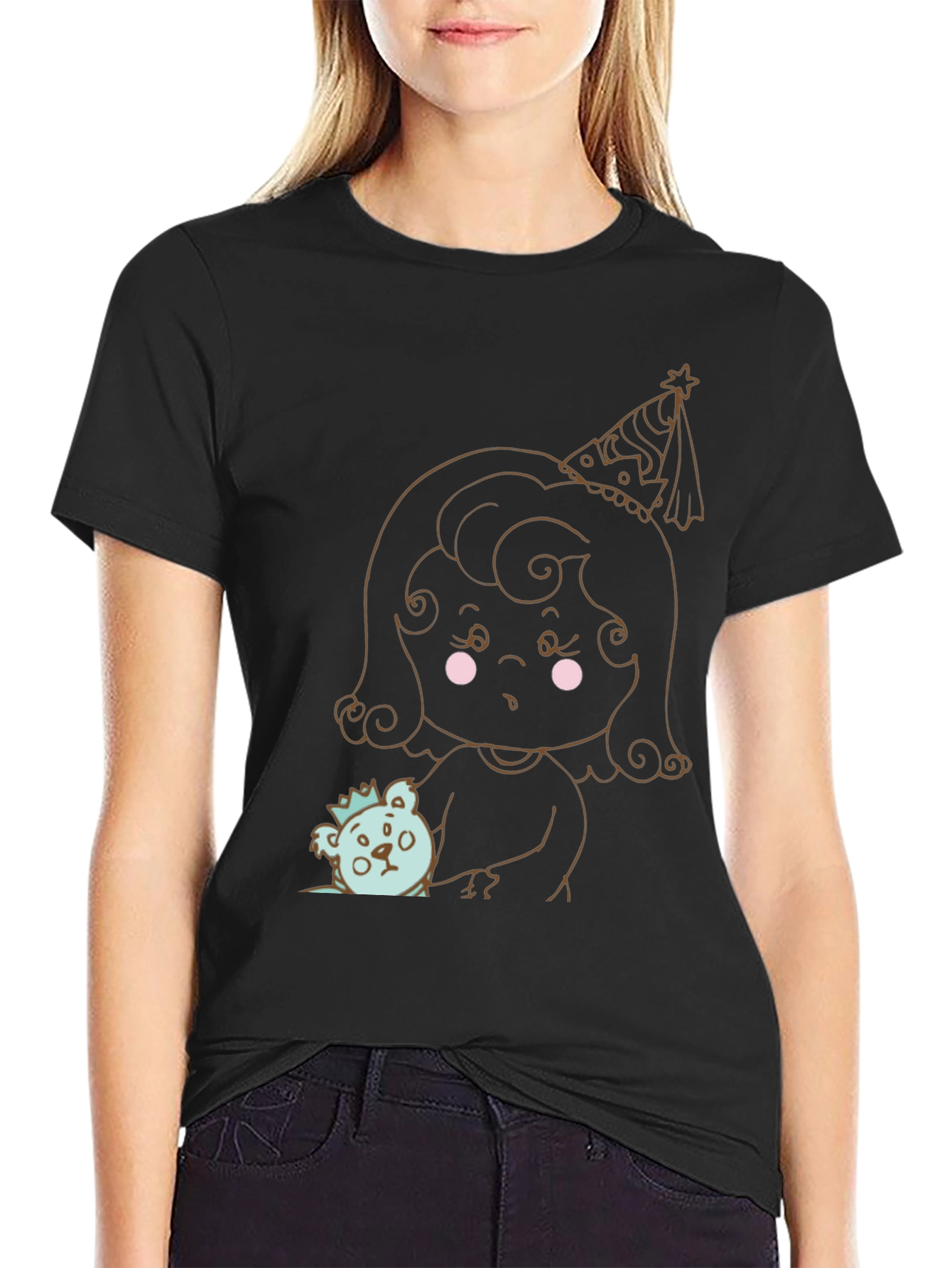 Fun Cartoon Graphic T-Shirt