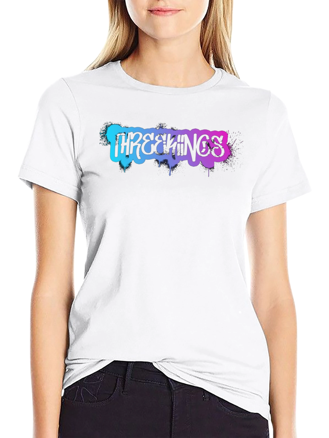 Three Kings Graphic T-Shirt - Black