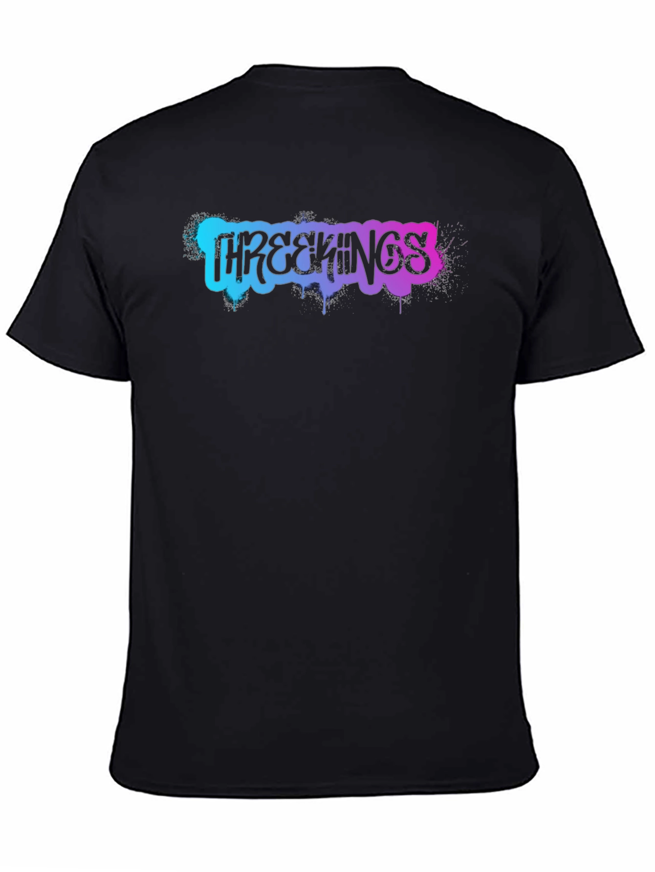 Three Kings Graphic T-Shirt - Black
