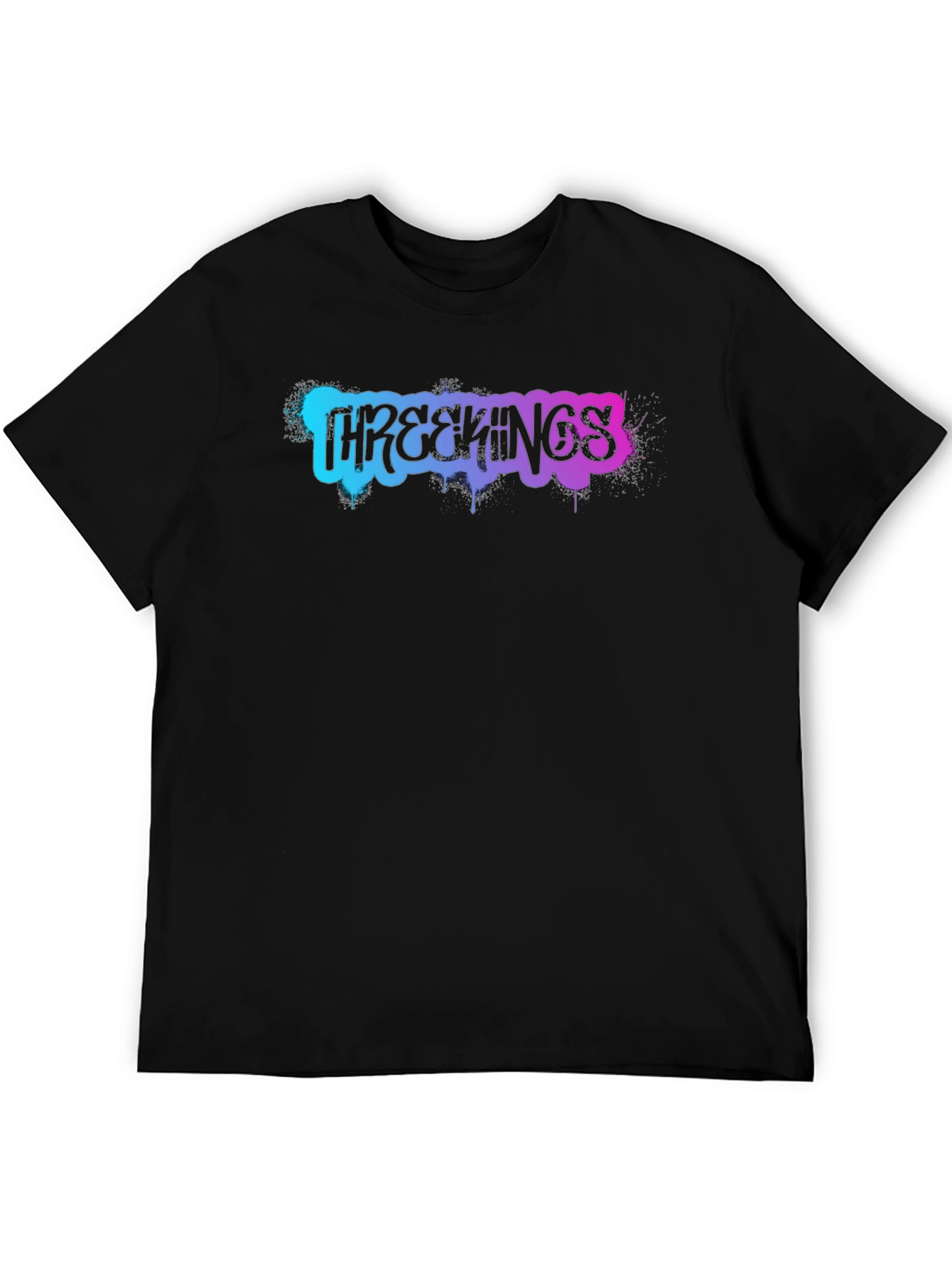 Three Kings Graphic T-Shirt - Black