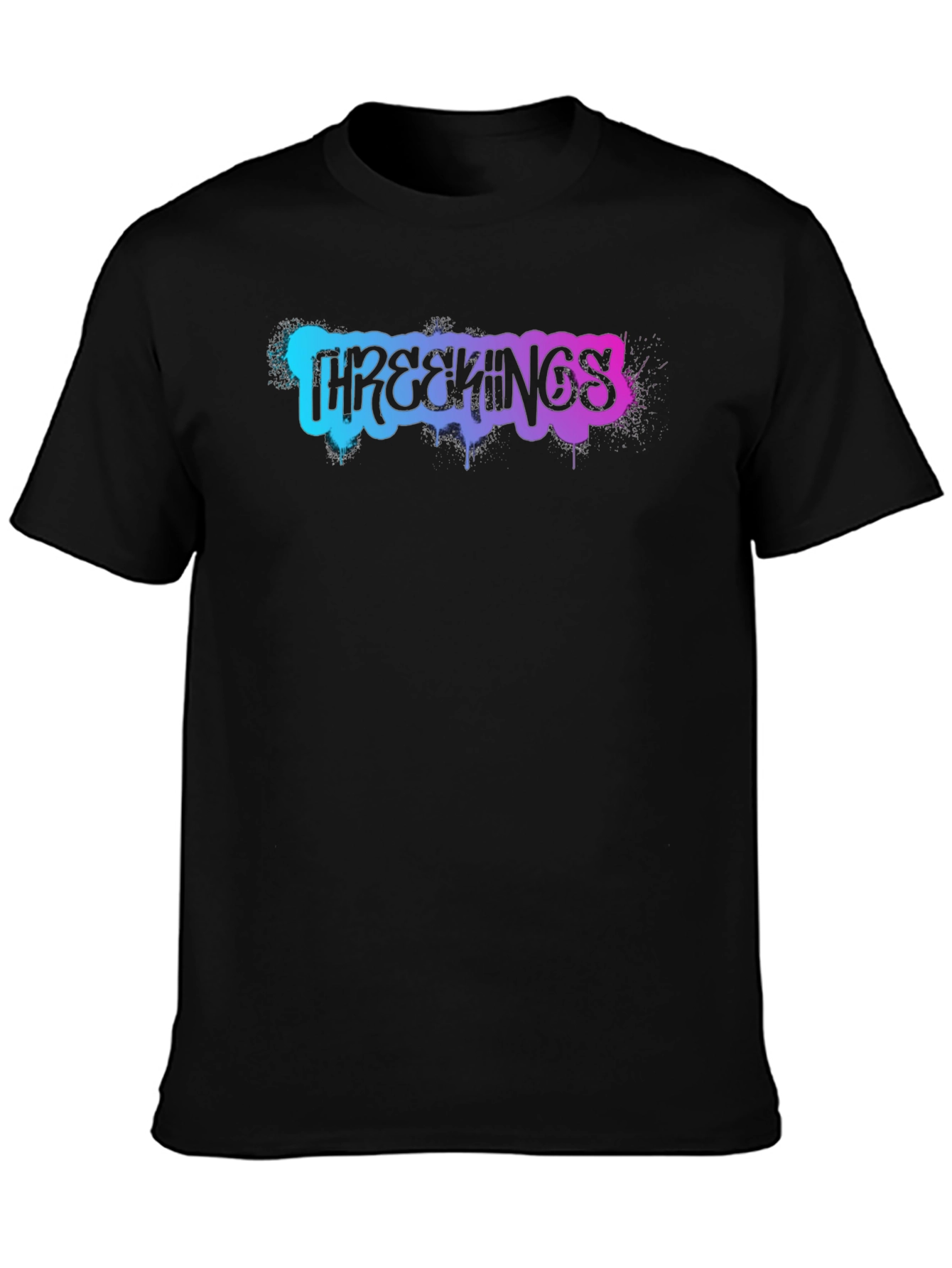 Three Kings Graphic T-Shirt - Black
