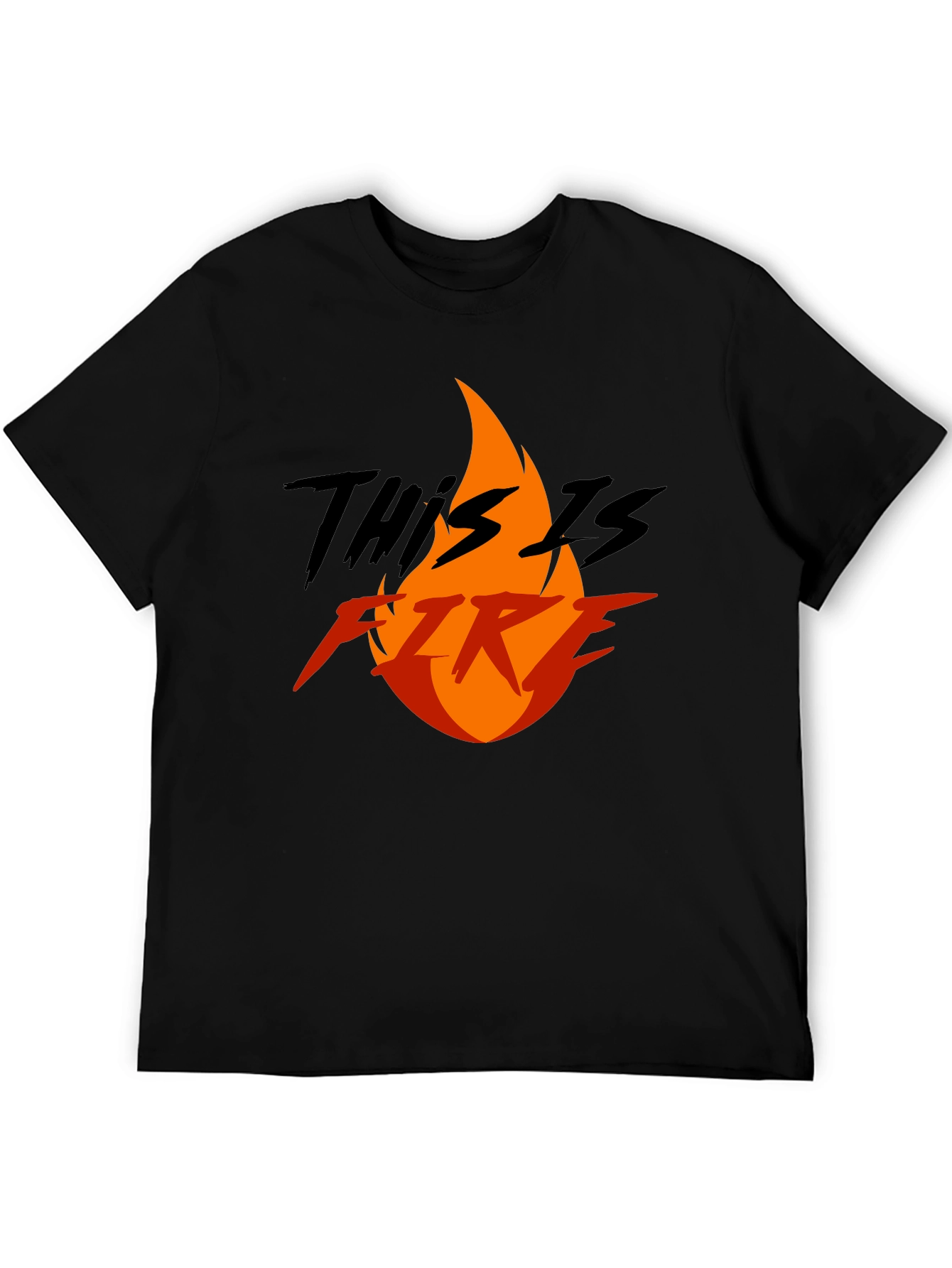 This is Fire Graphic T-Shirt - Bold Statement Tee