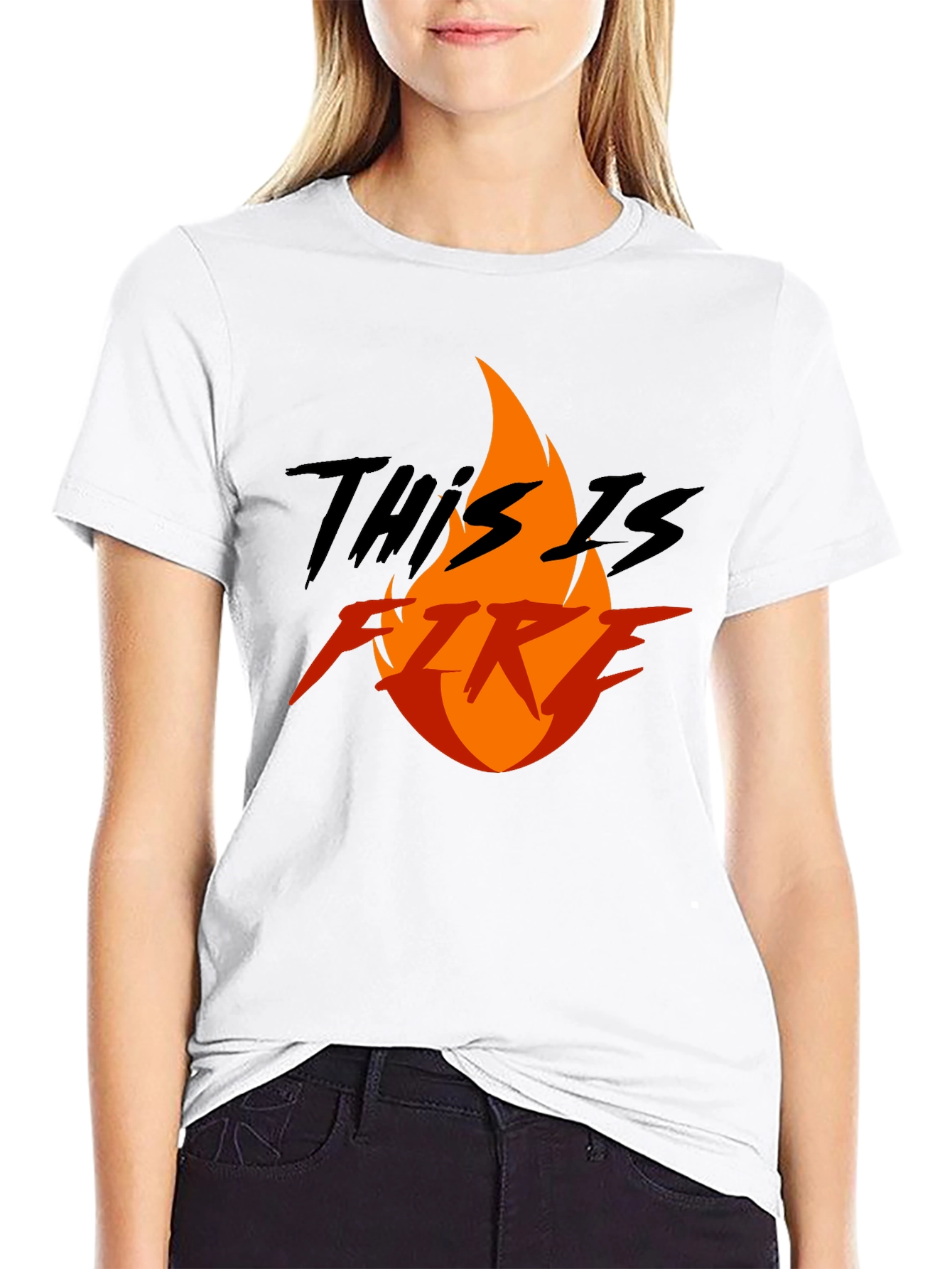 This is Fire Graphic T-Shirt - Bold Statement Tee