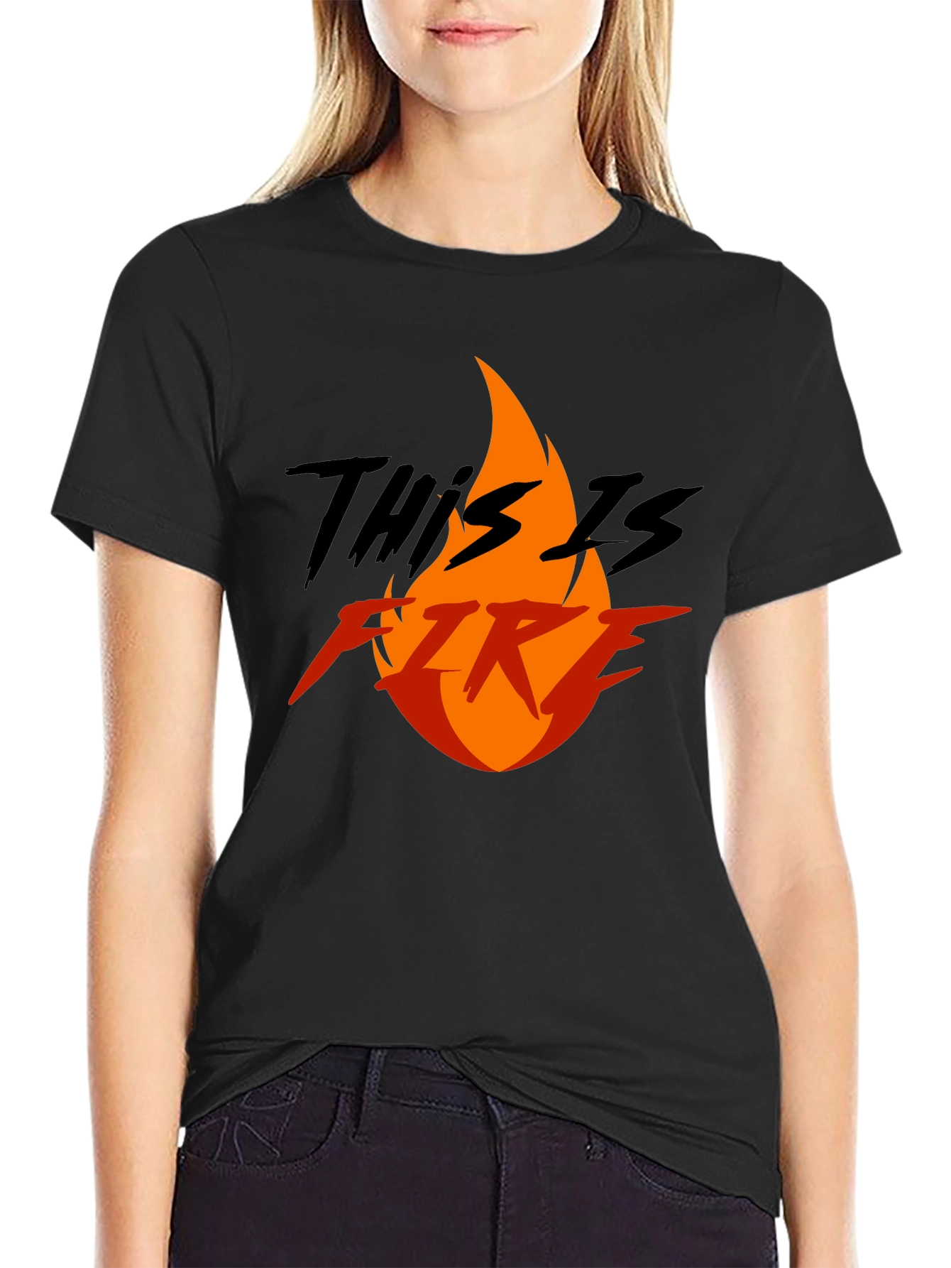 This is Fire Graphic T-Shirt - Bold Statement Tee