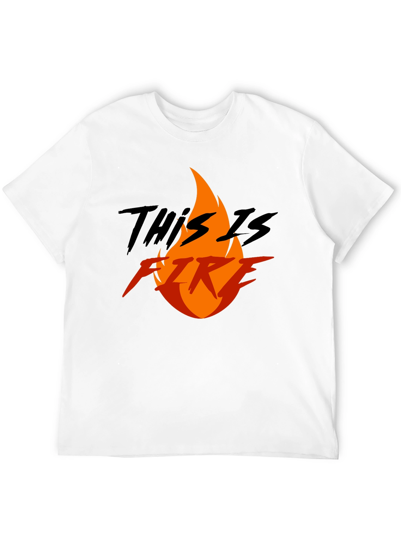 This is Fire Graphic T-Shirt - Bold Statement Tee