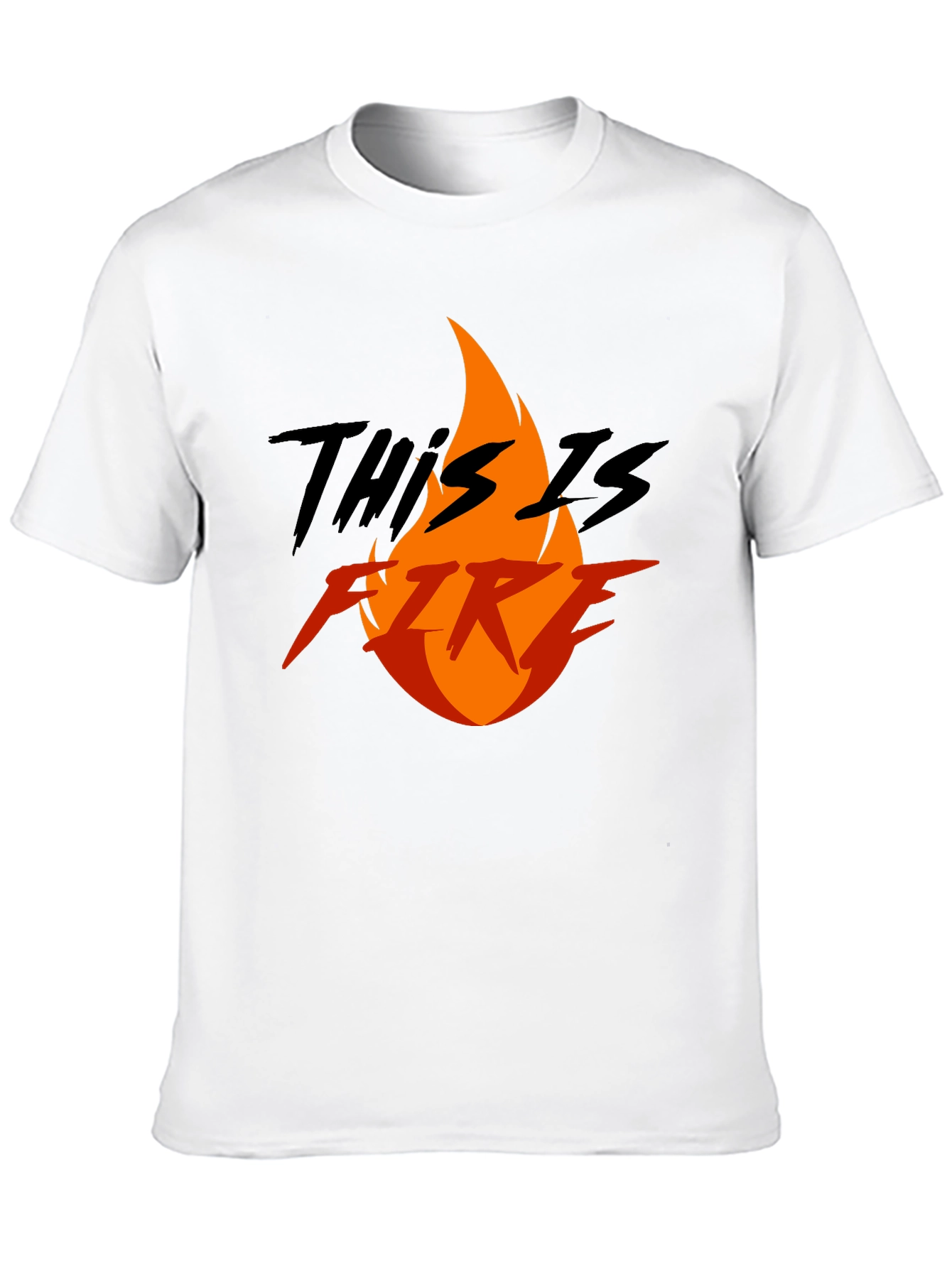 This is Fire Graphic T-Shirt - Bold Statement Tee