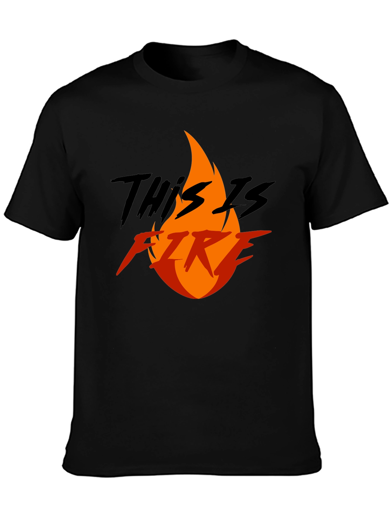 This is Fire Graphic T-Shirt - Bold Statement Tee