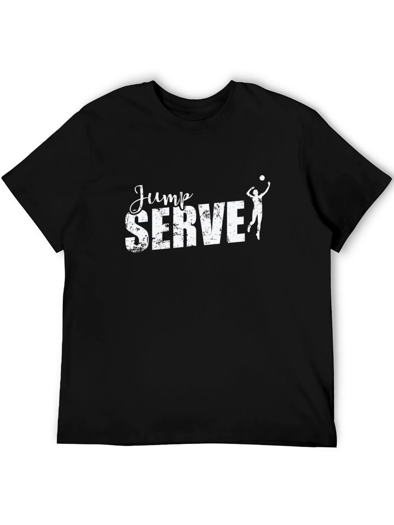 Jump Serve Volleyball T-Shirt - Black