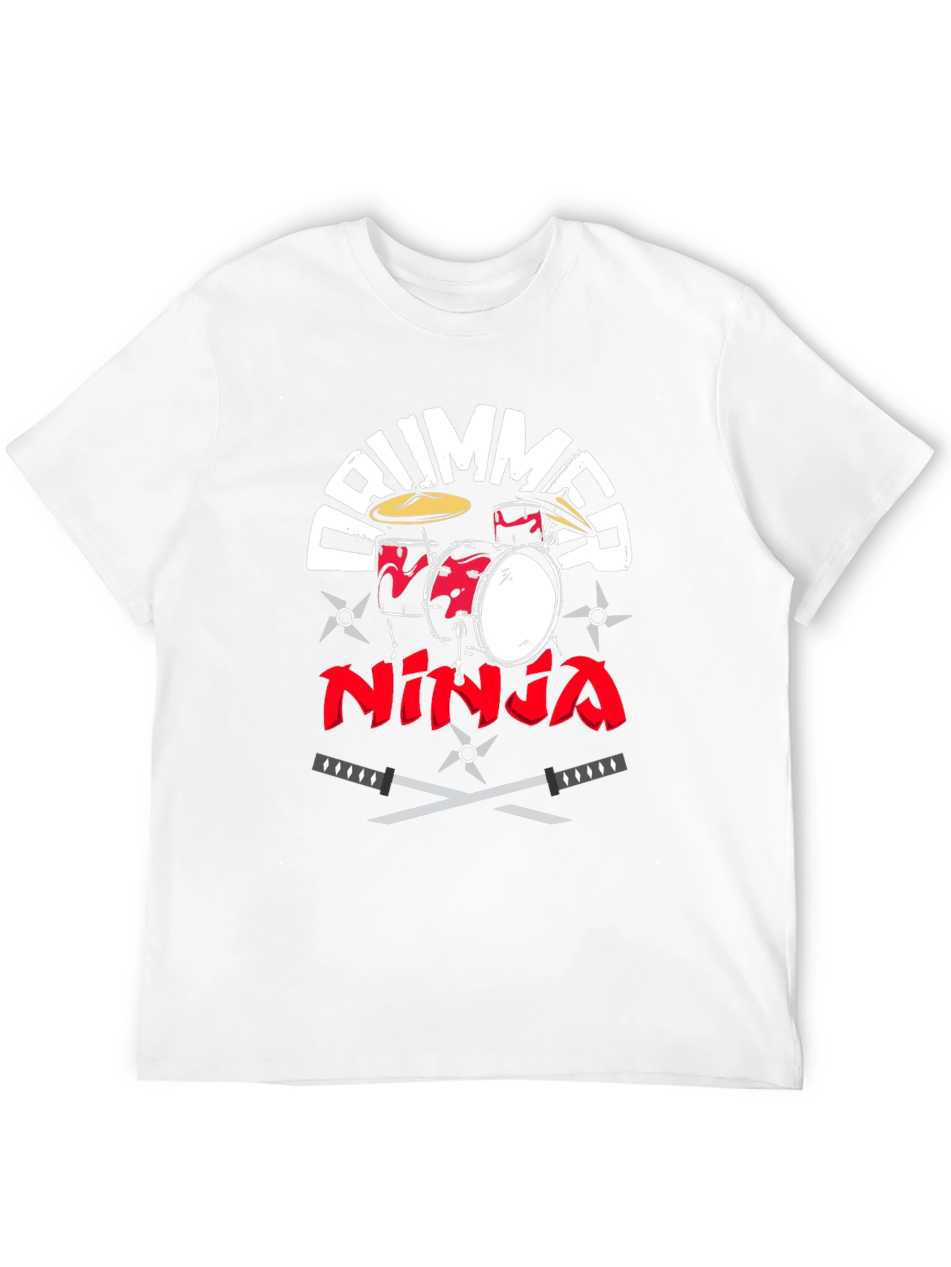 Drummer Ninja T-Shirt - Music and Martial Arts