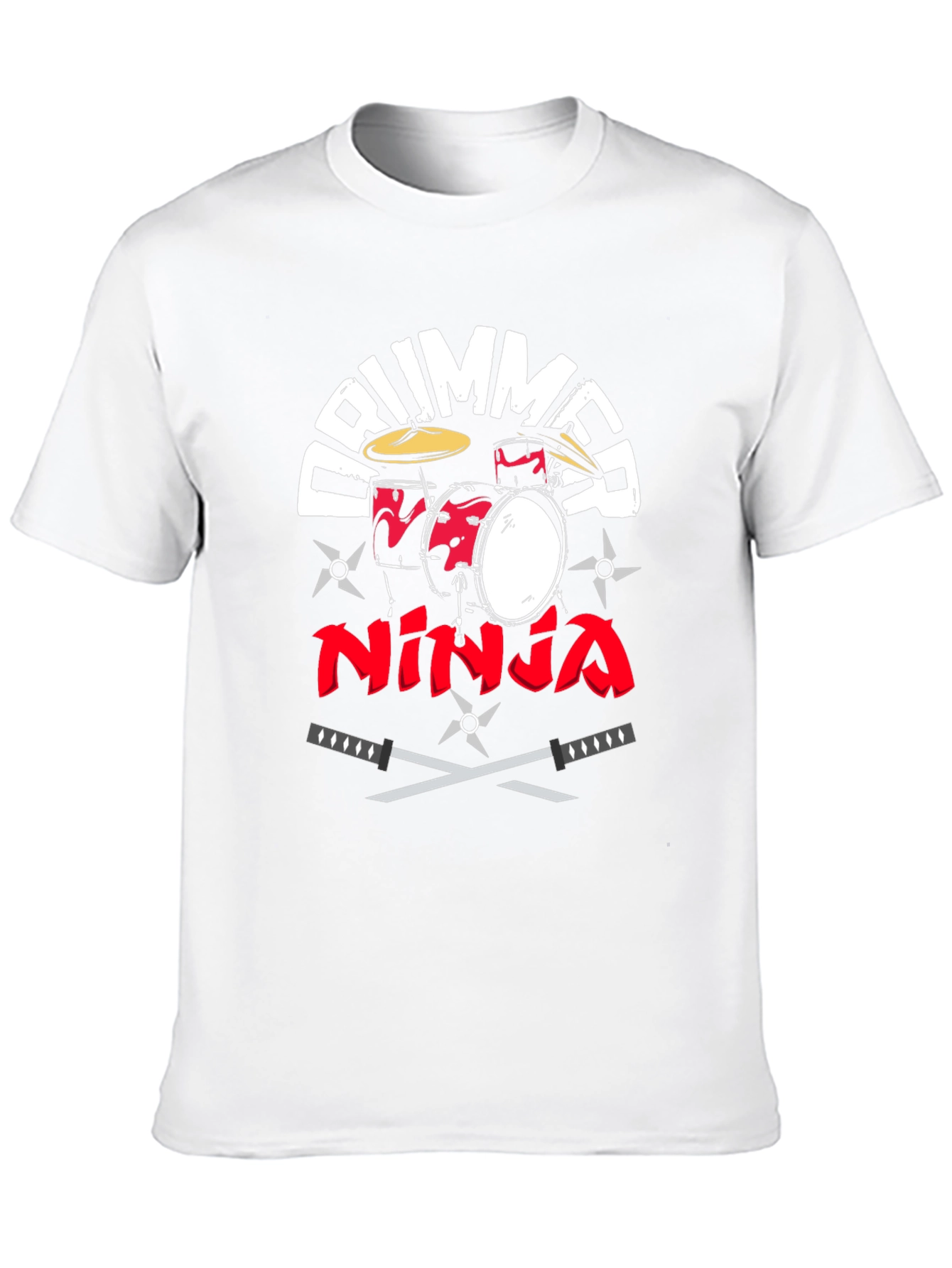 Drummer Ninja T-Shirt - Music and Martial Arts
