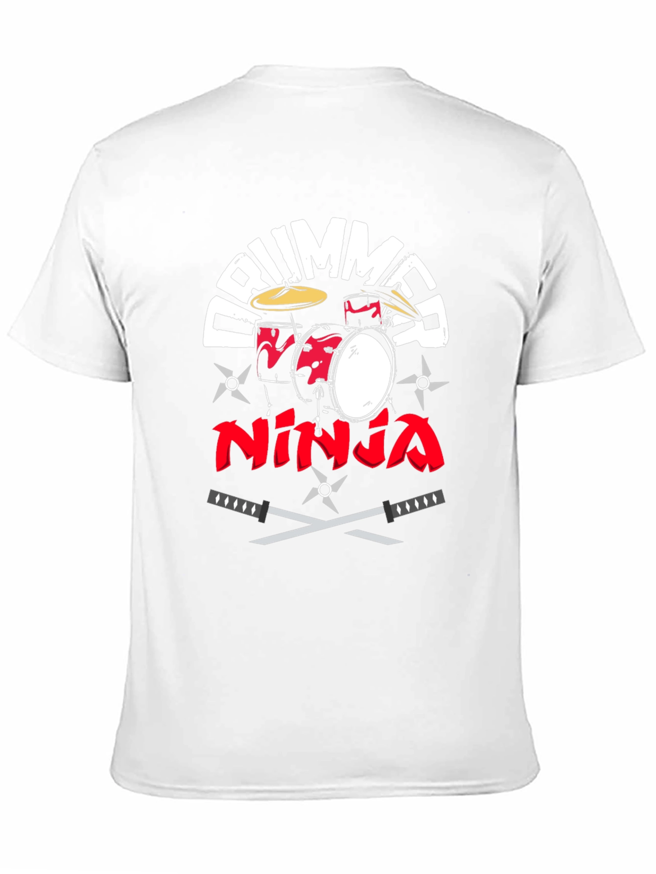Drummer Ninja T-Shirt - Music and Martial Arts