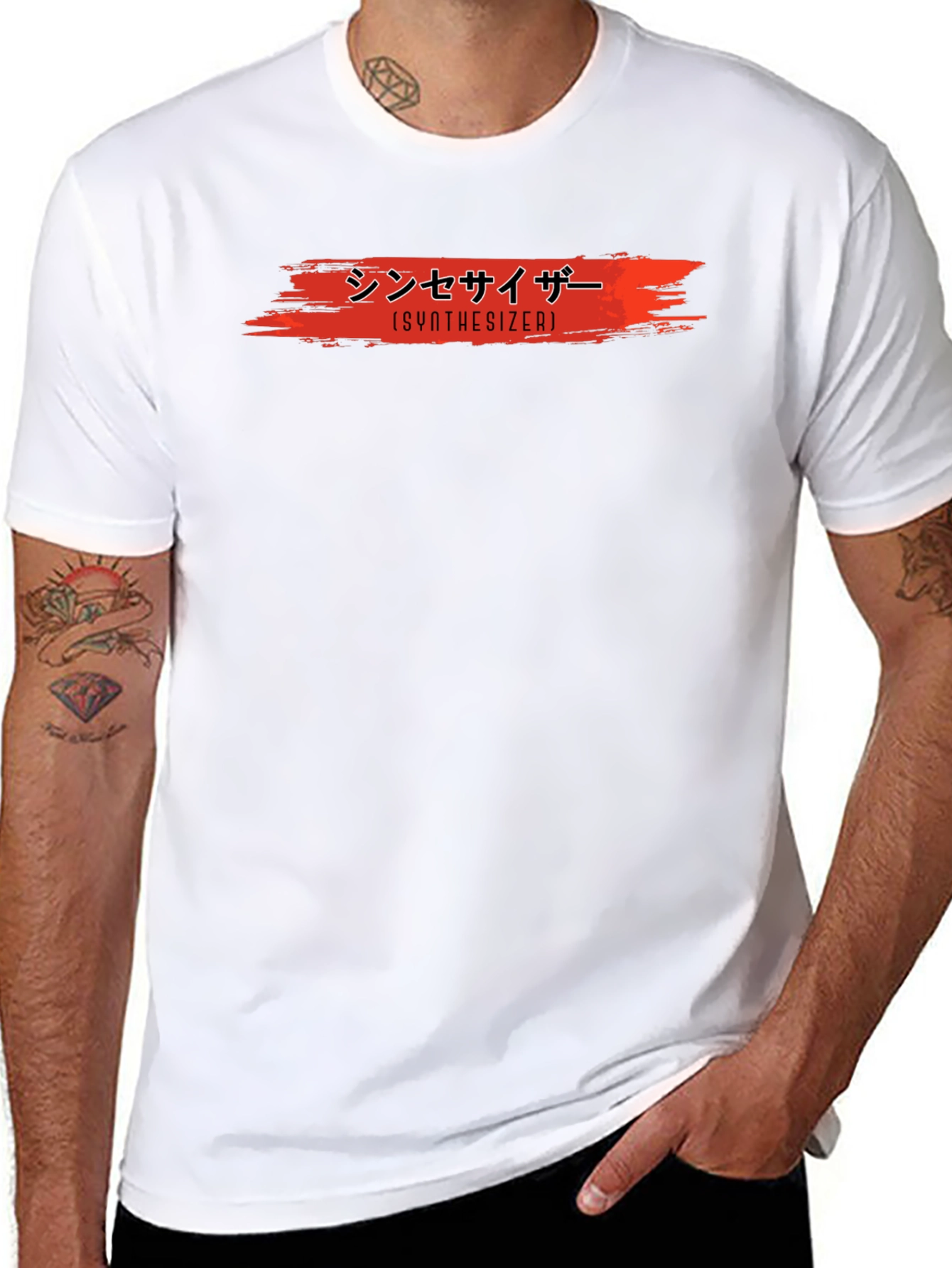 Japanese Synthesizer T-Shirt - Black