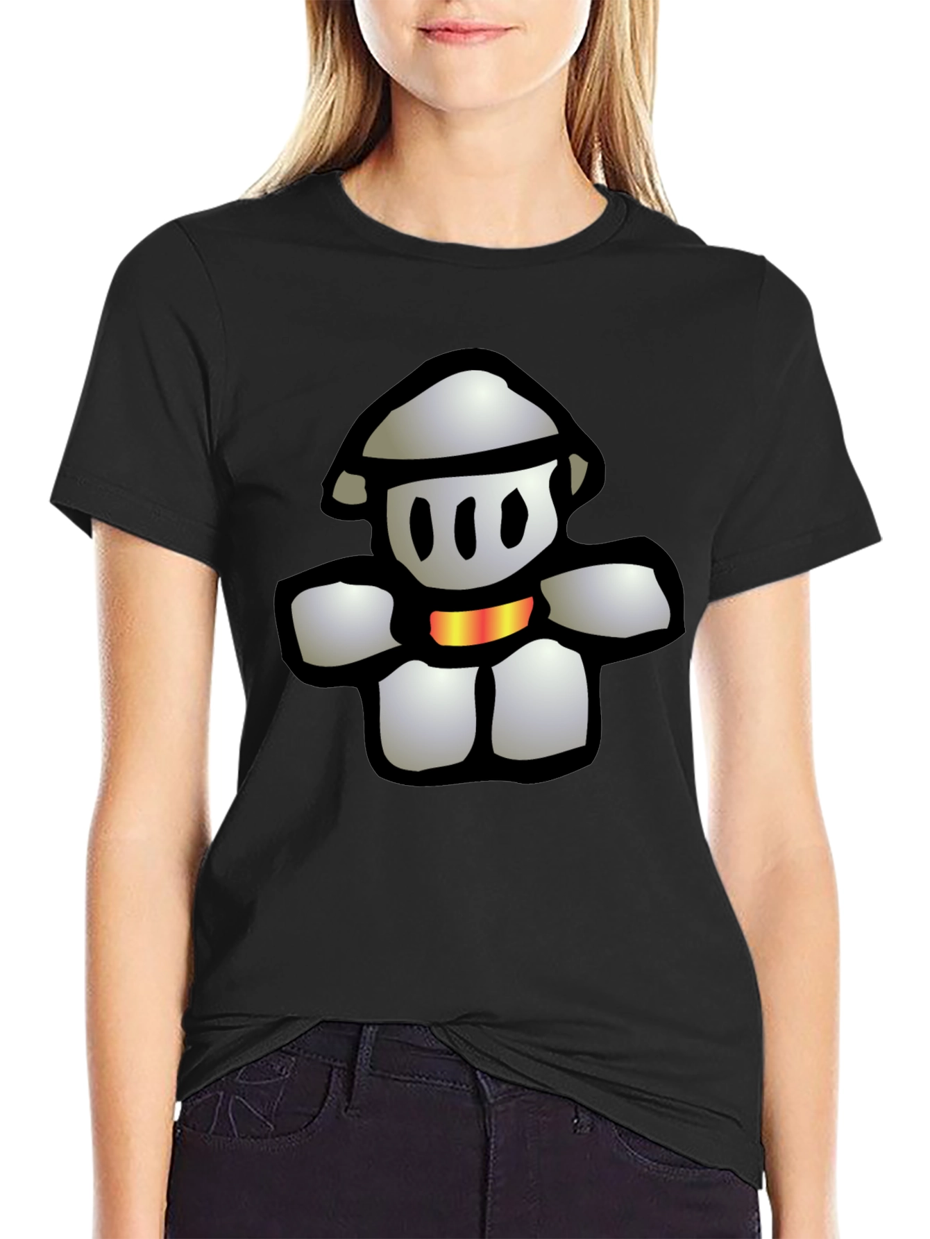 Retro Gamer Tee - Paper Mario Goomba Design