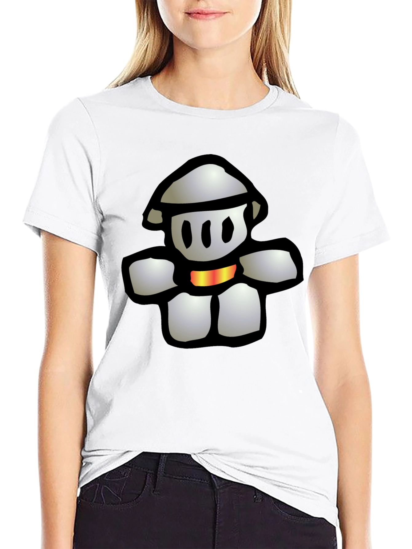Retro Gamer Tee - Paper Mario Goomba Design