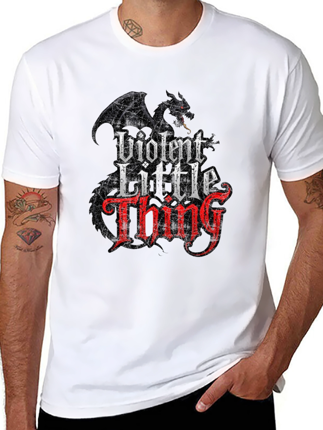 Violent Little Thing Dragon Graphic Tee