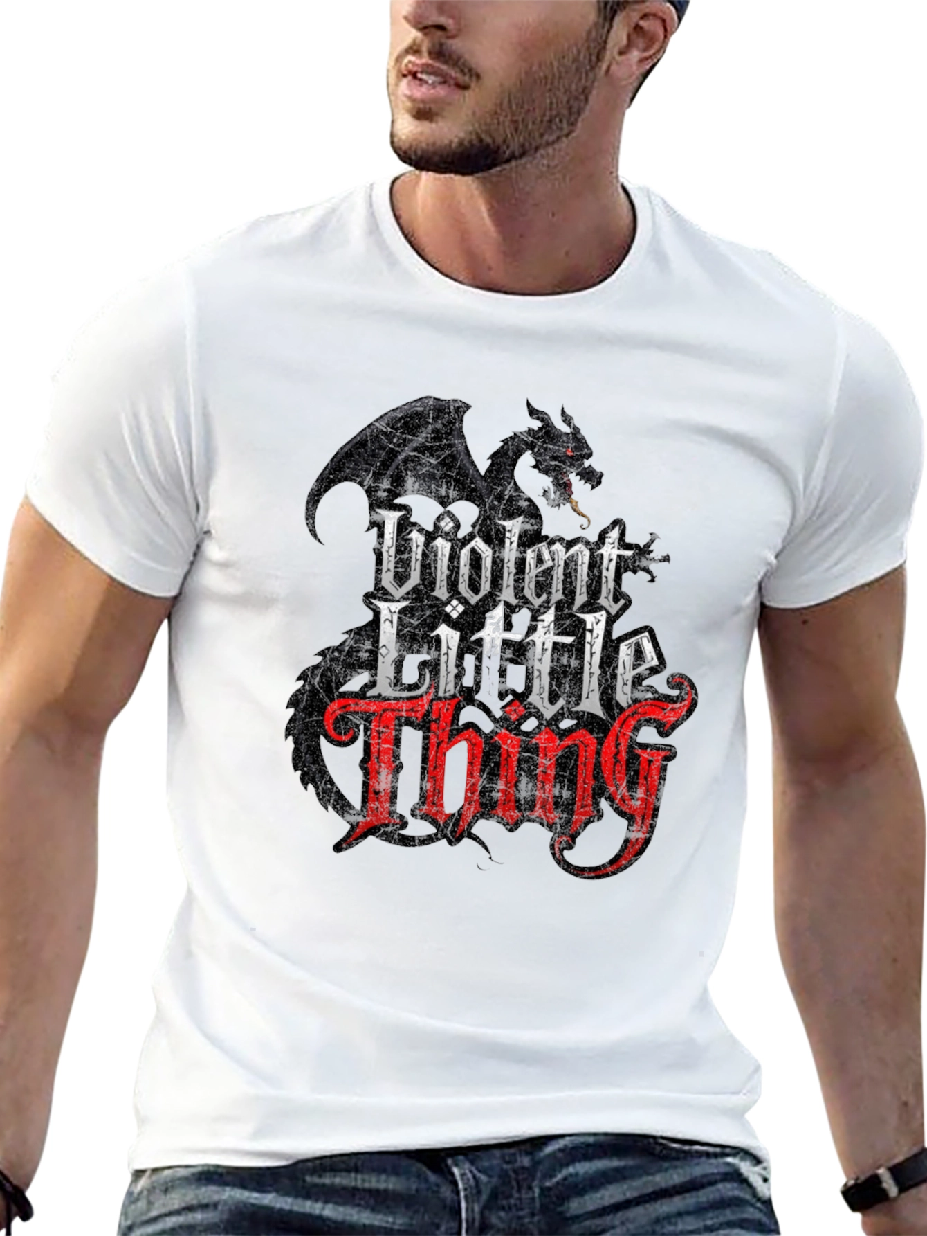 Violent Little Thing Dragon Graphic Tee