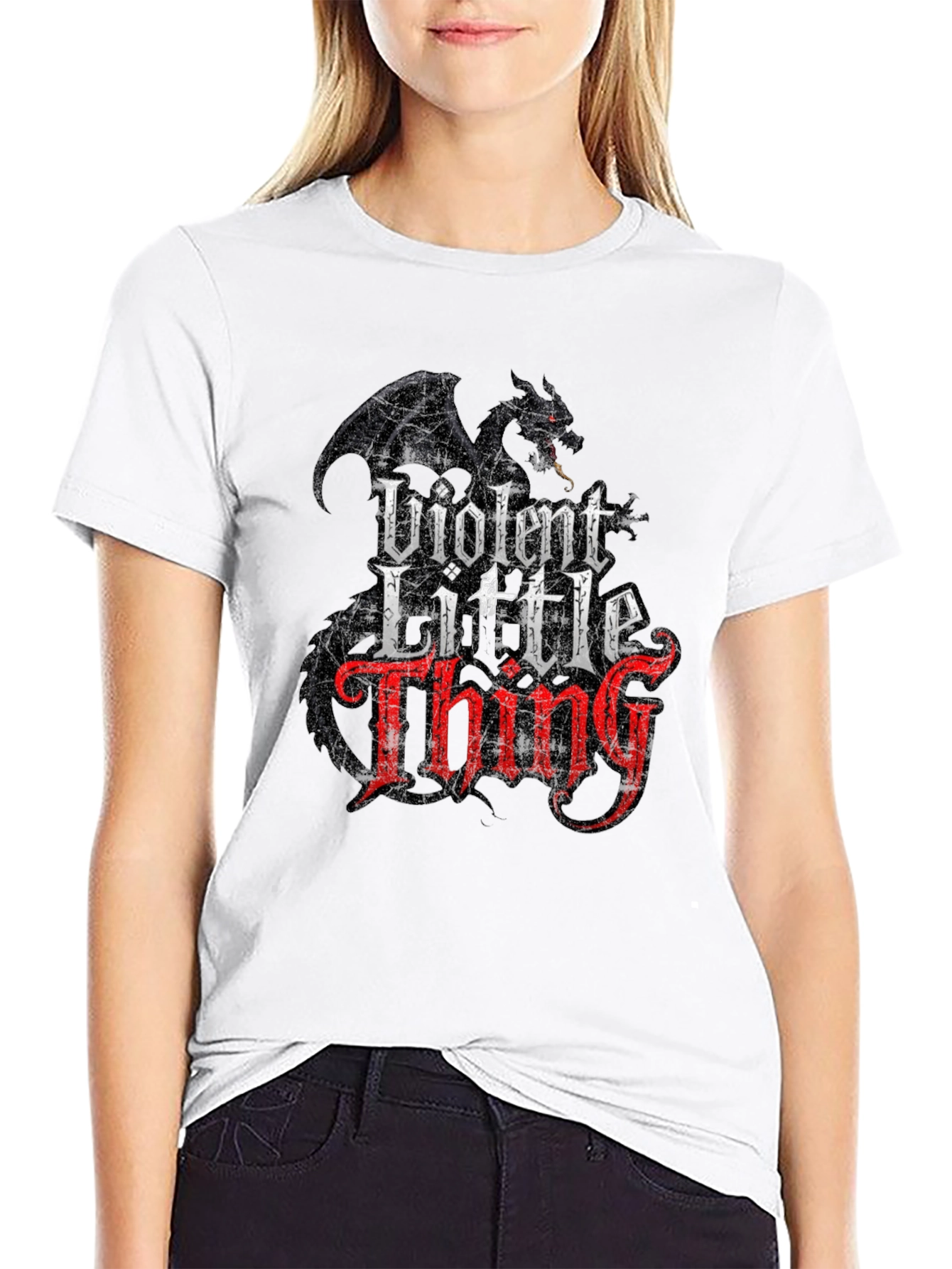 Violent Little Thing Dragon Graphic Tee