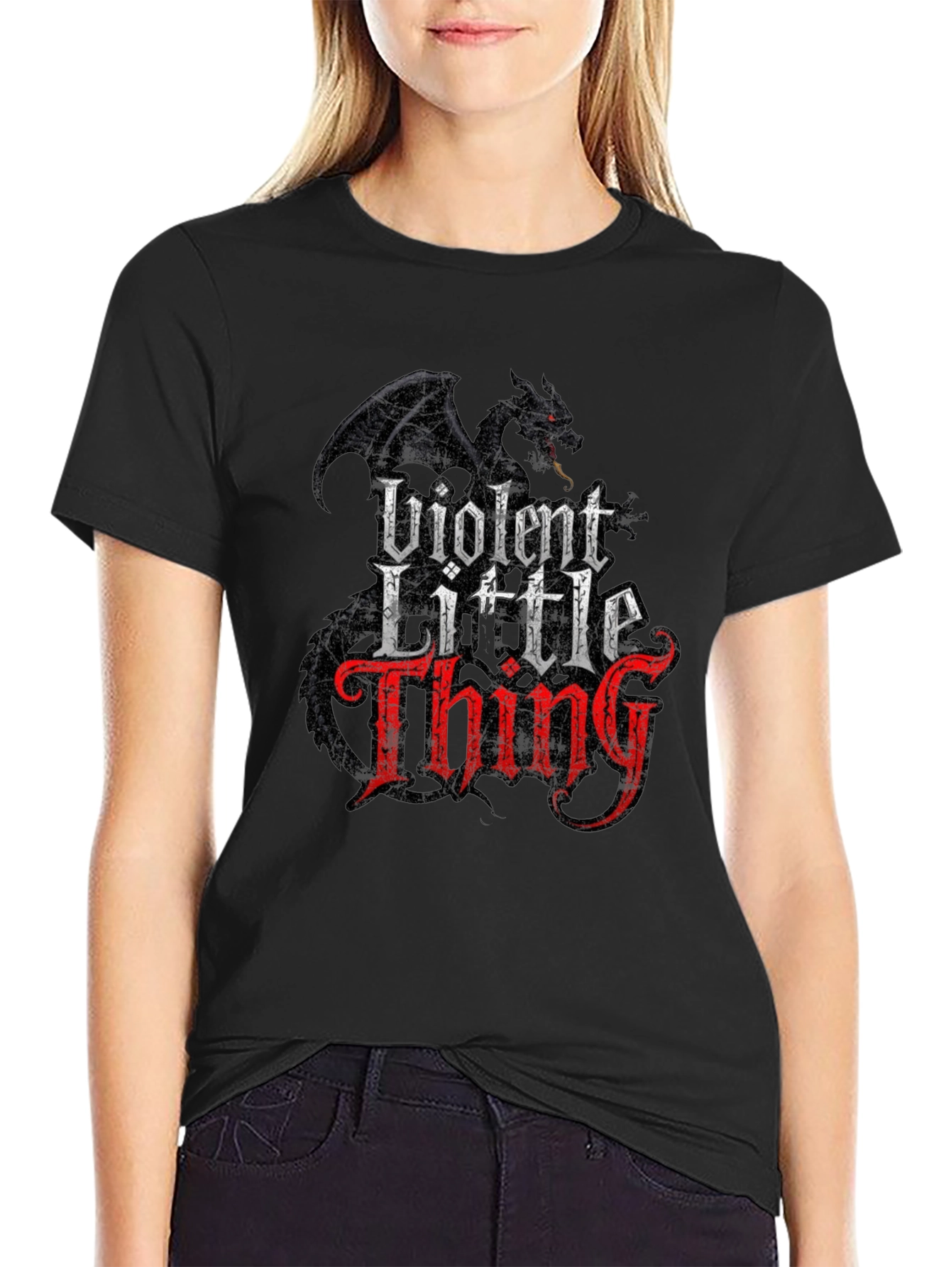 Violent Little Thing Dragon Graphic Tee