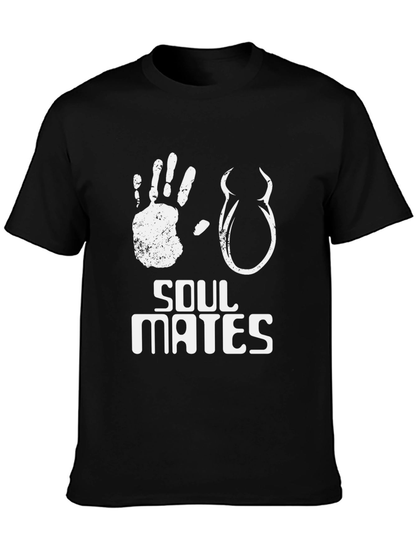 Soul Mates Graphic T-Shirt - Black