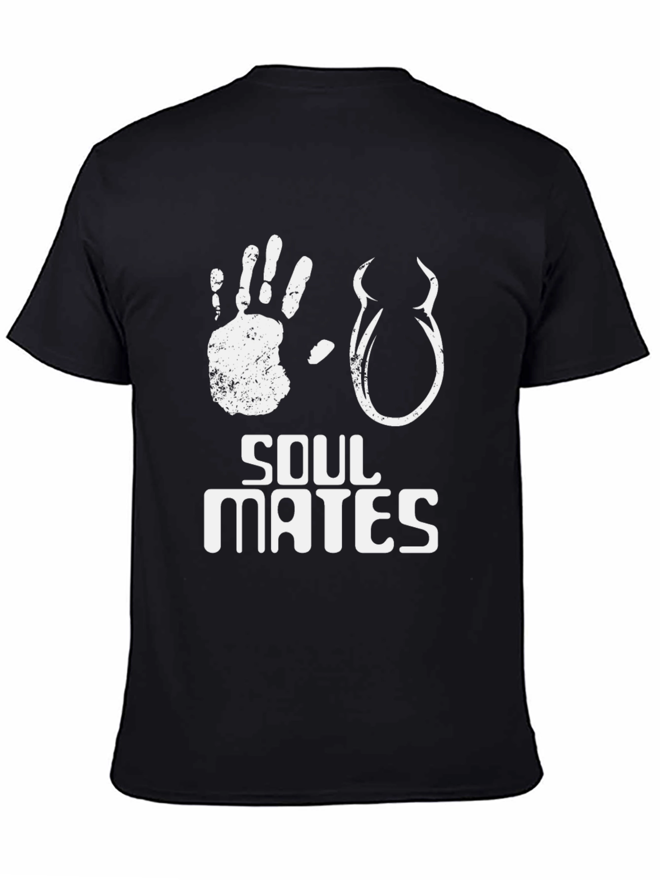 Soul Mates Graphic T-Shirt - Black