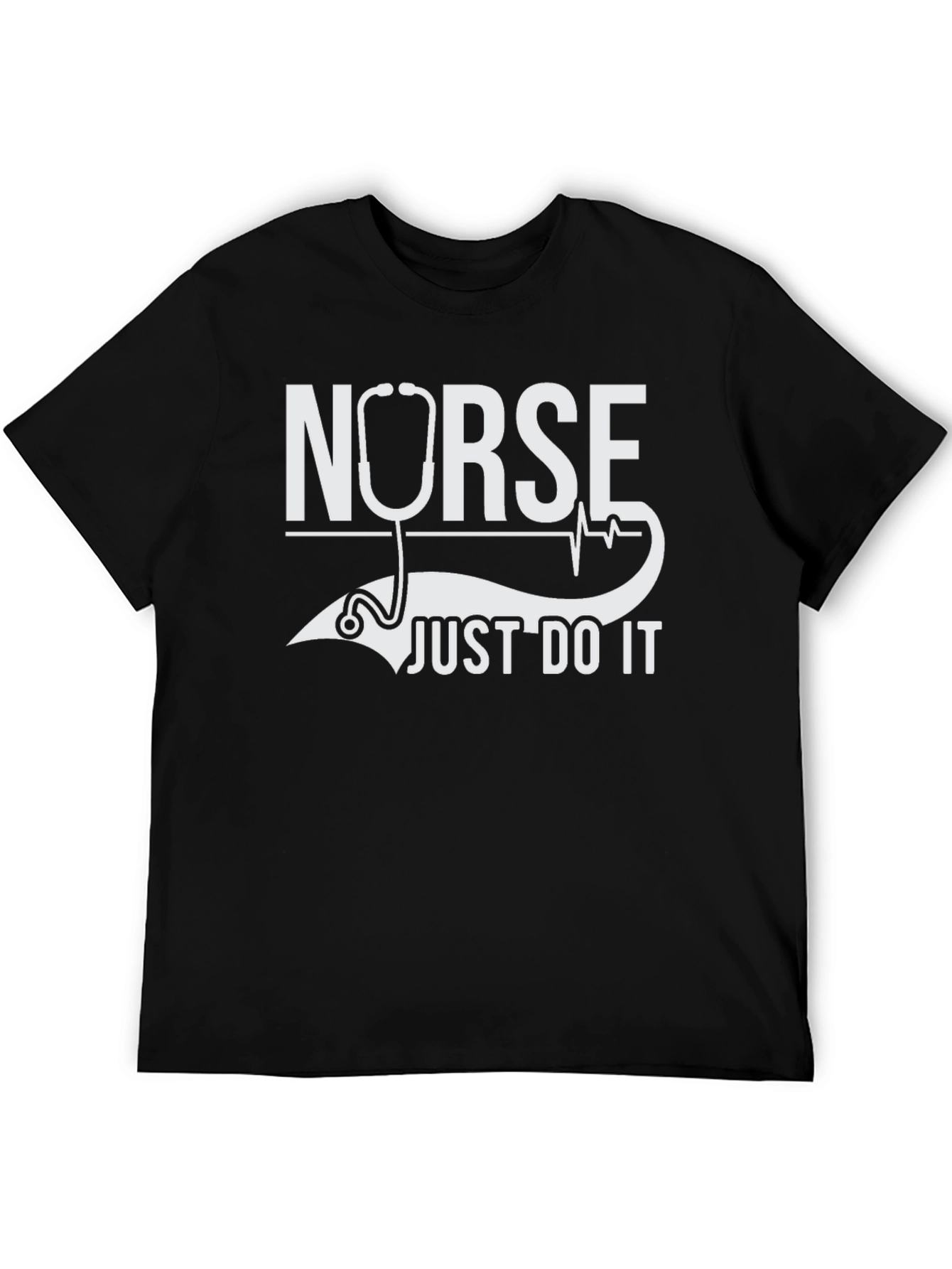 Nurse Just Do It Black T-Shirt