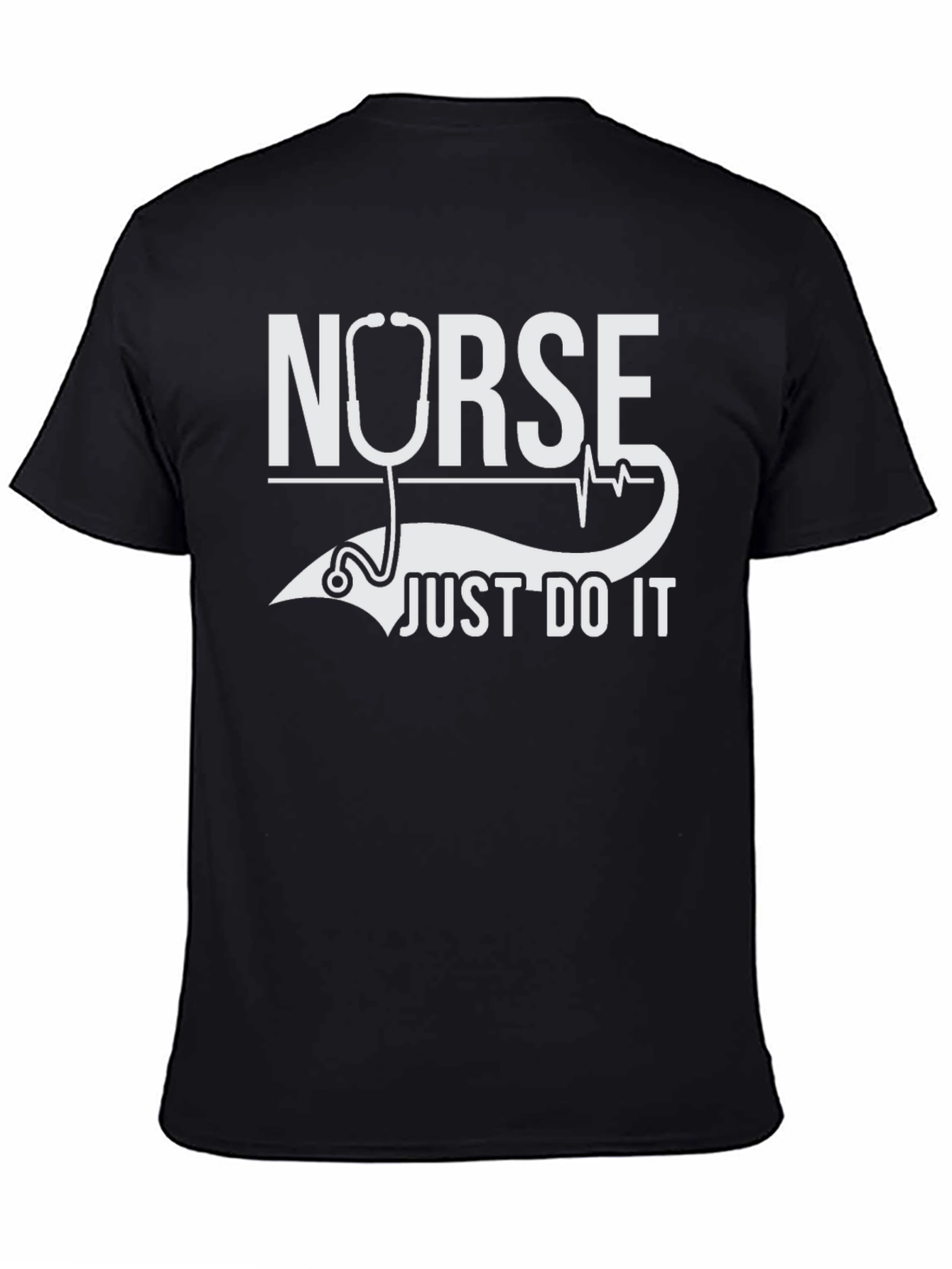 Nurse Just Do It Black T-Shirt