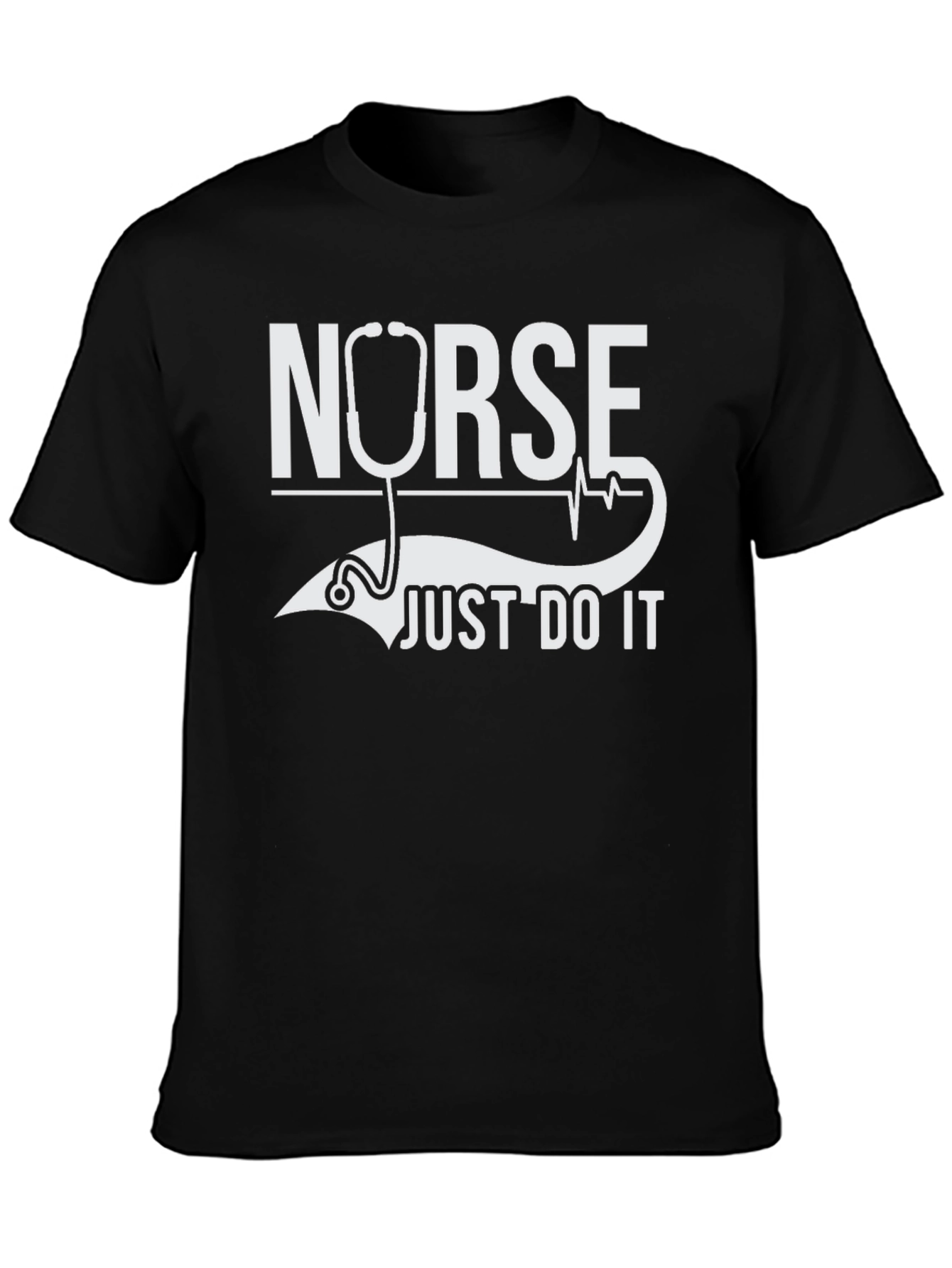 Nurse Just Do It Black T-Shirt