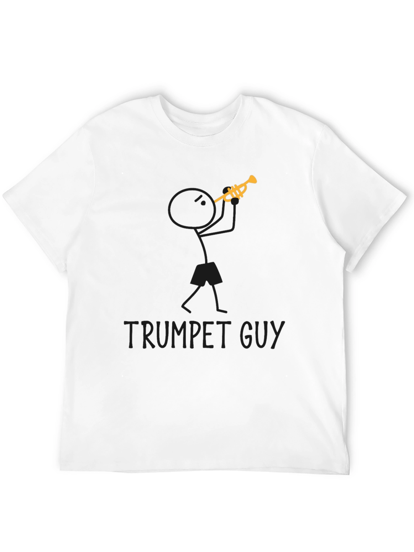 Trumpet Guy Graphic Tee - Music Lovers T-Shirt