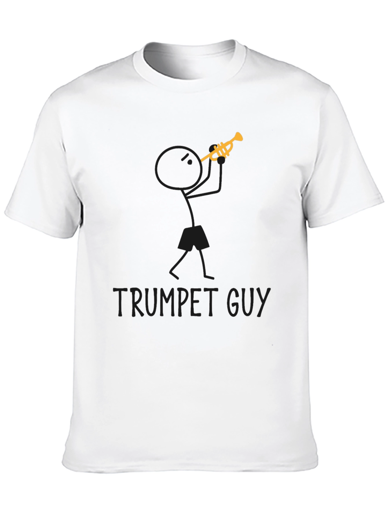 Trumpet Guy Graphic Tee - Music Lovers T-Shirt