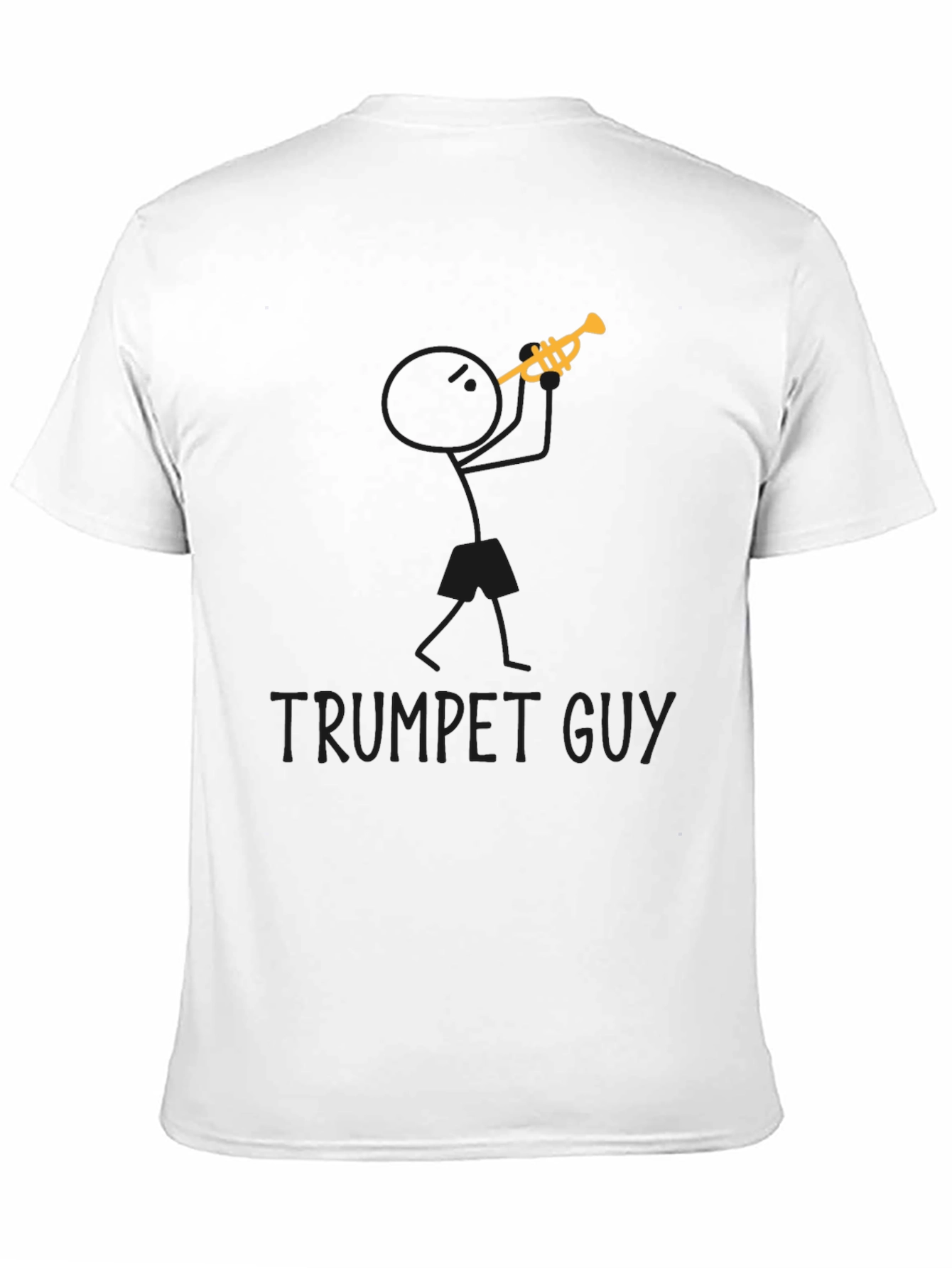 Trumpet Guy Graphic Tee - Music Lovers T-Shirt