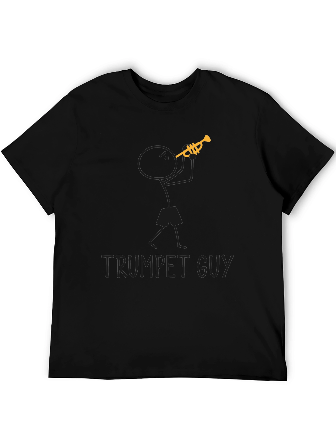 Trumpet Guy Graphic Tee - Music Lovers T-Shirt