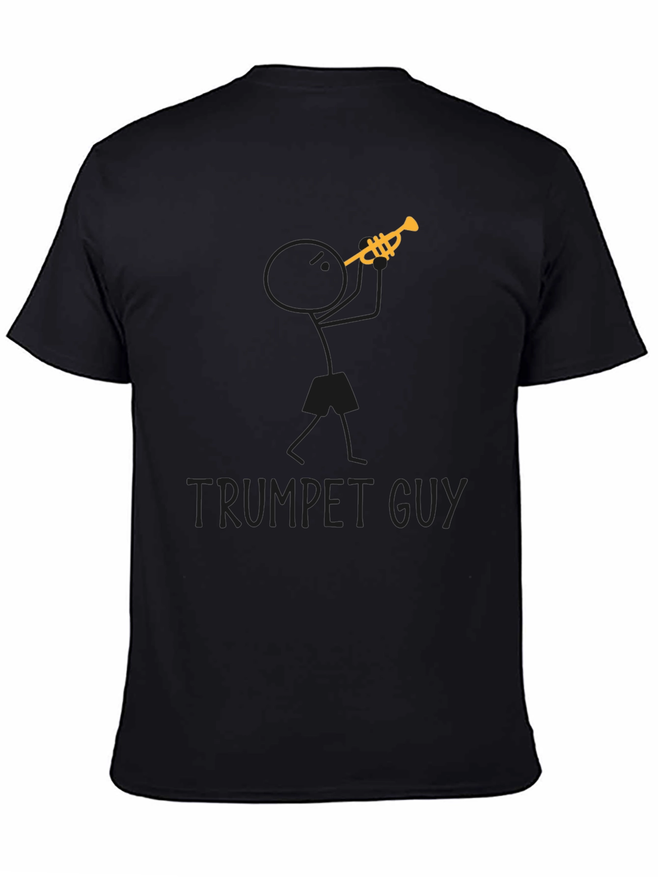 Trumpet Guy Graphic Tee - Music Lovers T-Shirt