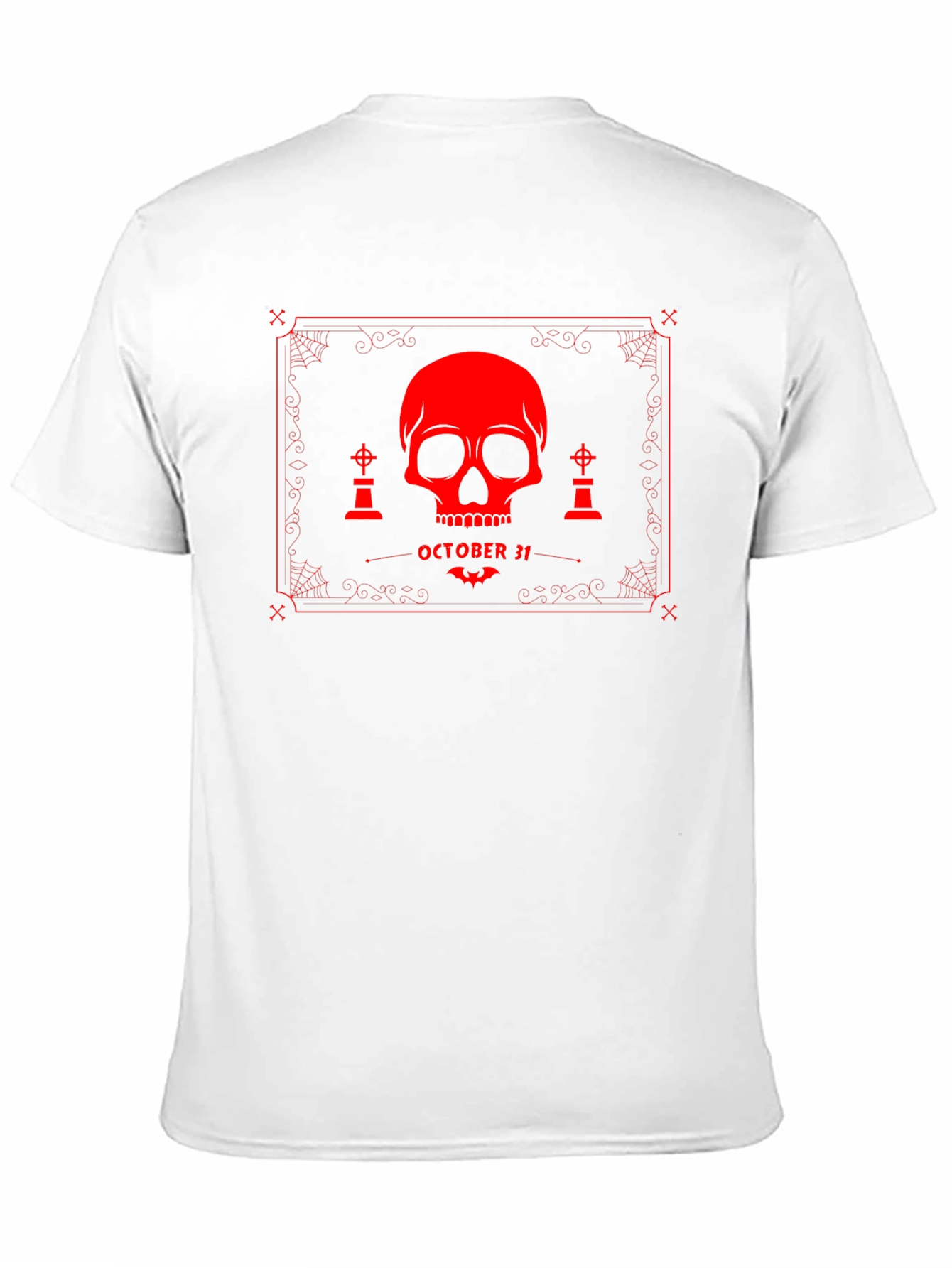 Halloween Skull Graphic T-Shirt