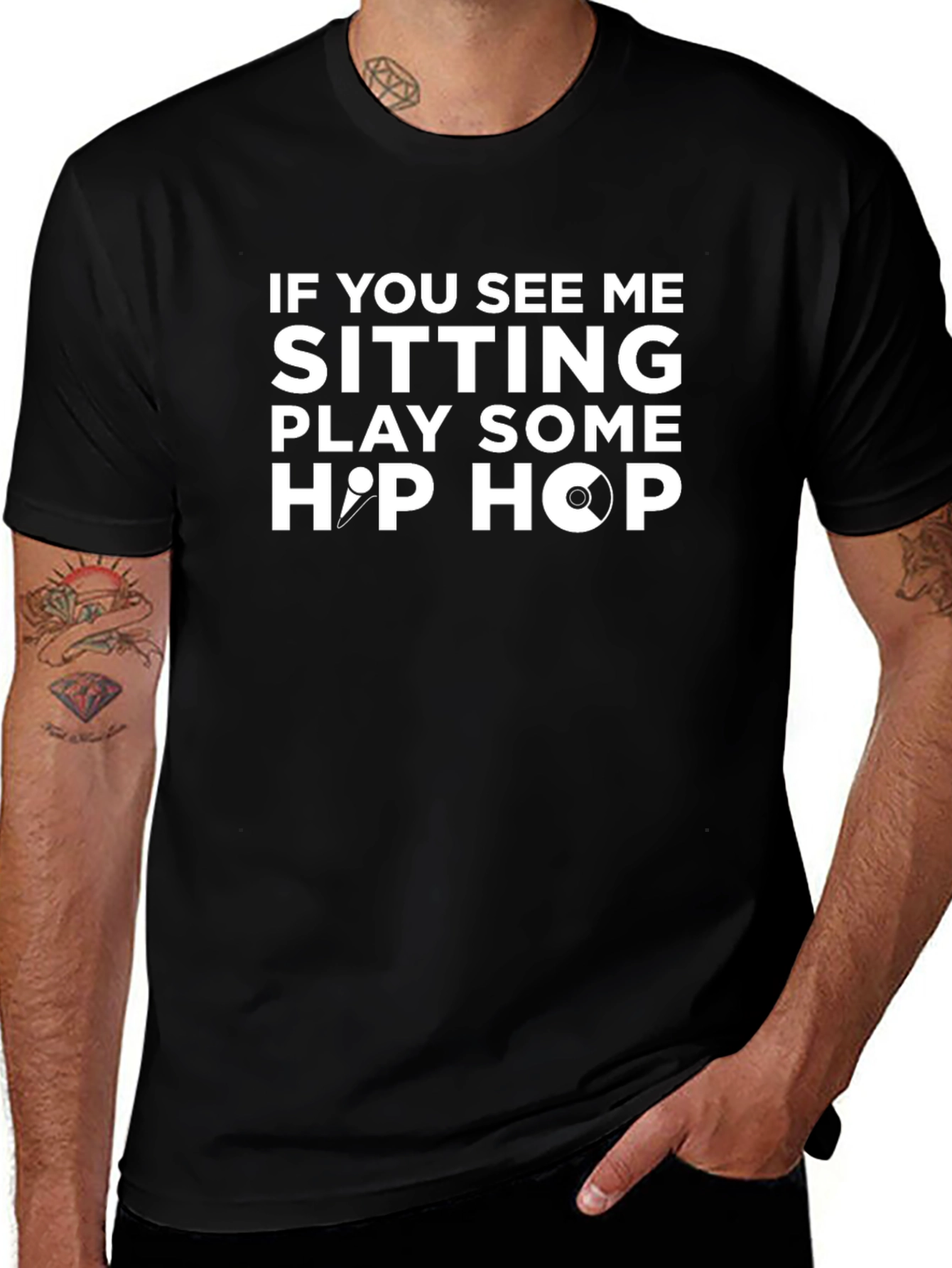 Hip Hop Music T-Shirt Funny Graphic Tee