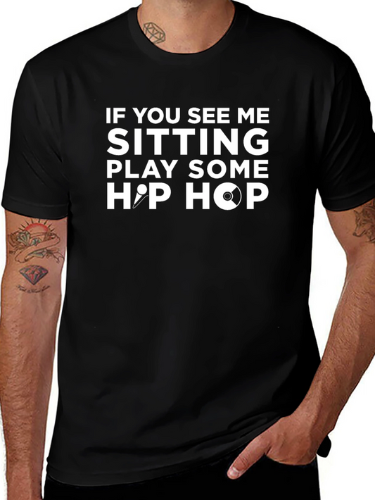 Hip Hop Music T-Shirt Funny Graphic Tee